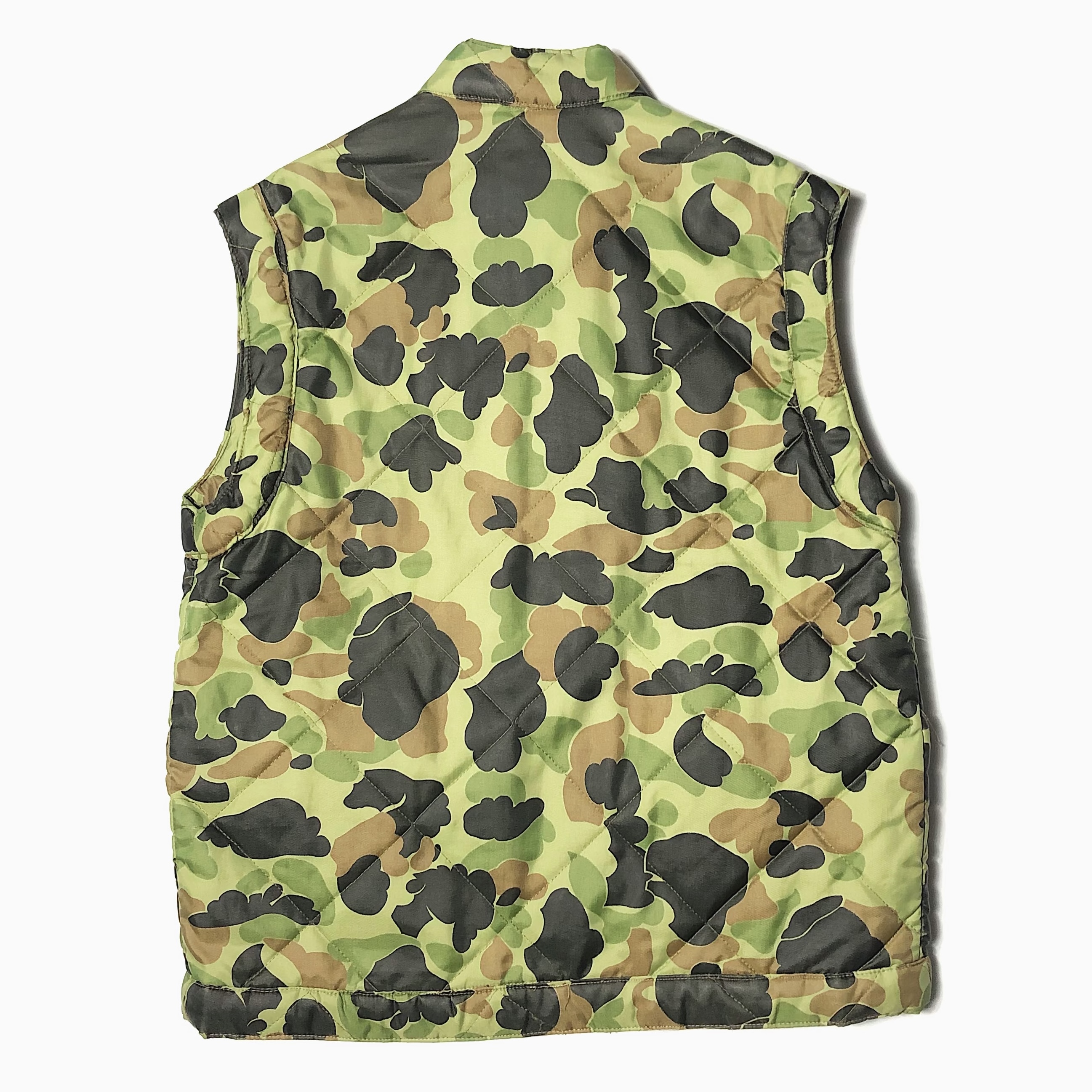 Vintage 60〜70's Frog Skin Camo Down Vest の画像 2