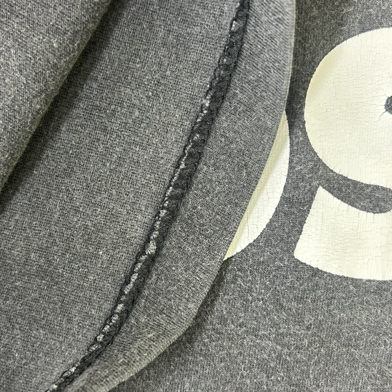 90s SUB POP “LOSER” ロゴプリント Tシャツ グランジ フェード ブラック XL の画像 9