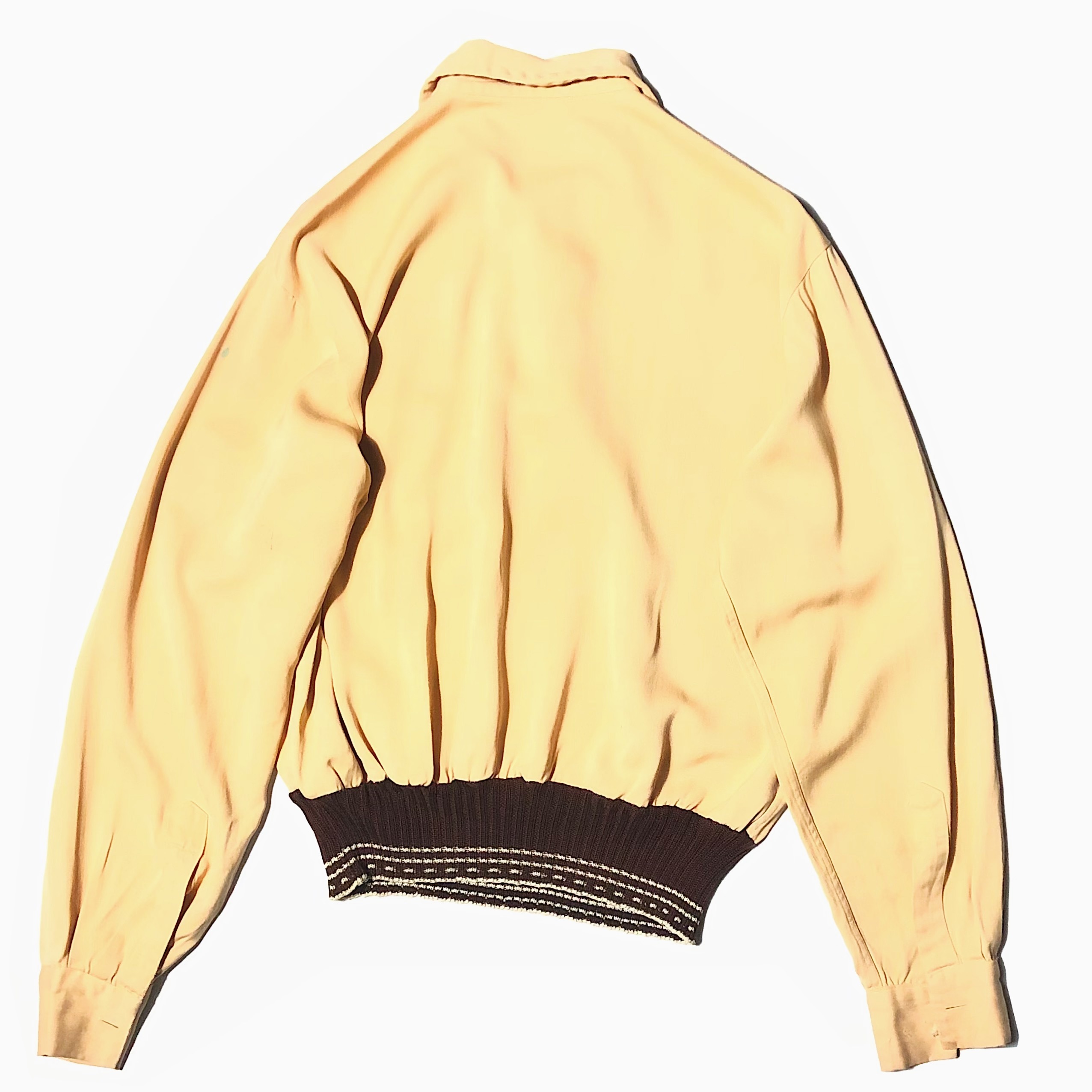 Vintage 40〜50's【Westward-Ho! by Gilman】Pullover Rayon Gabardine Shirt の画像 2