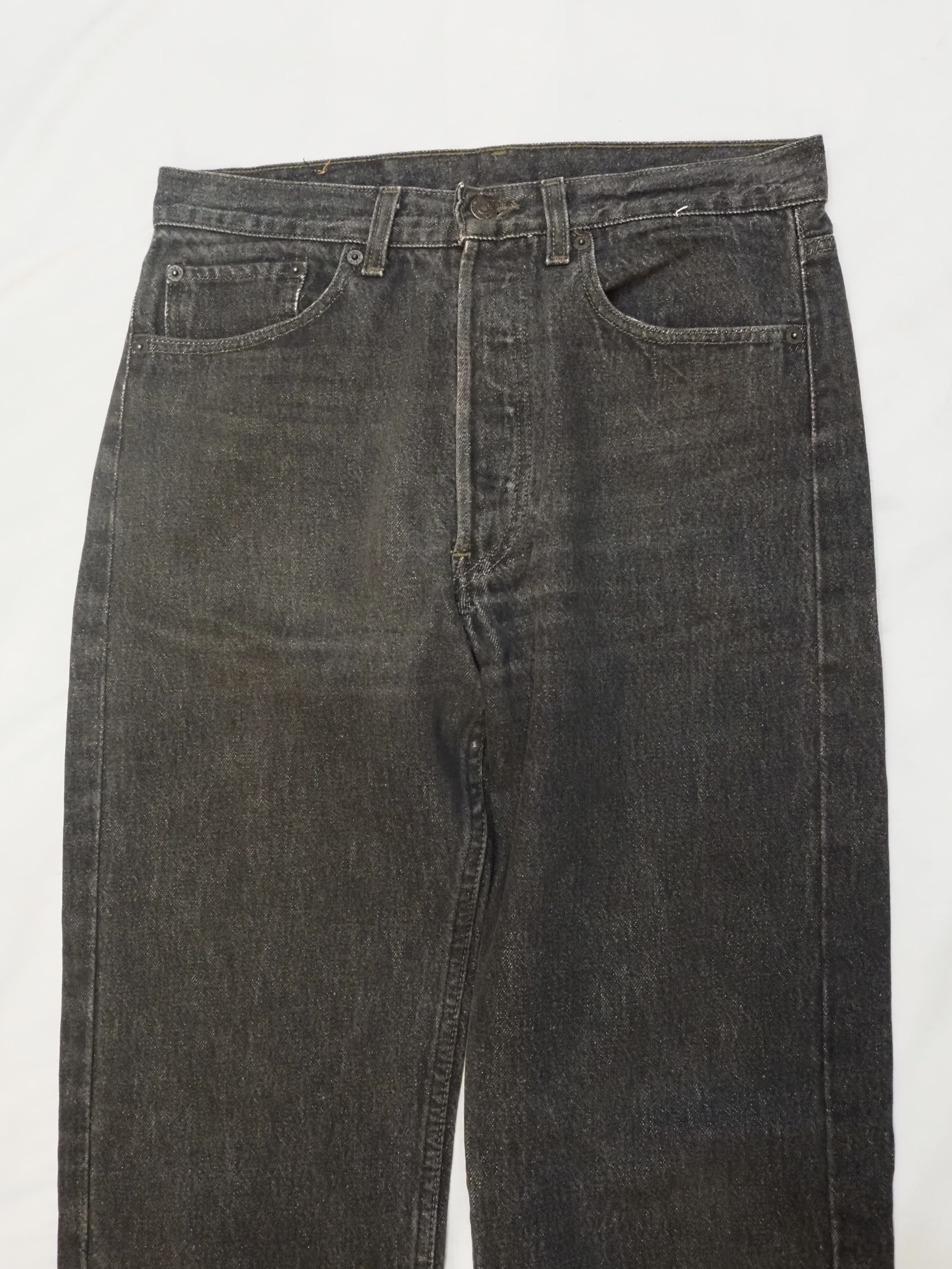 90’s Levi’s 501 Black Denim 32×34 “先染め" の画像 2