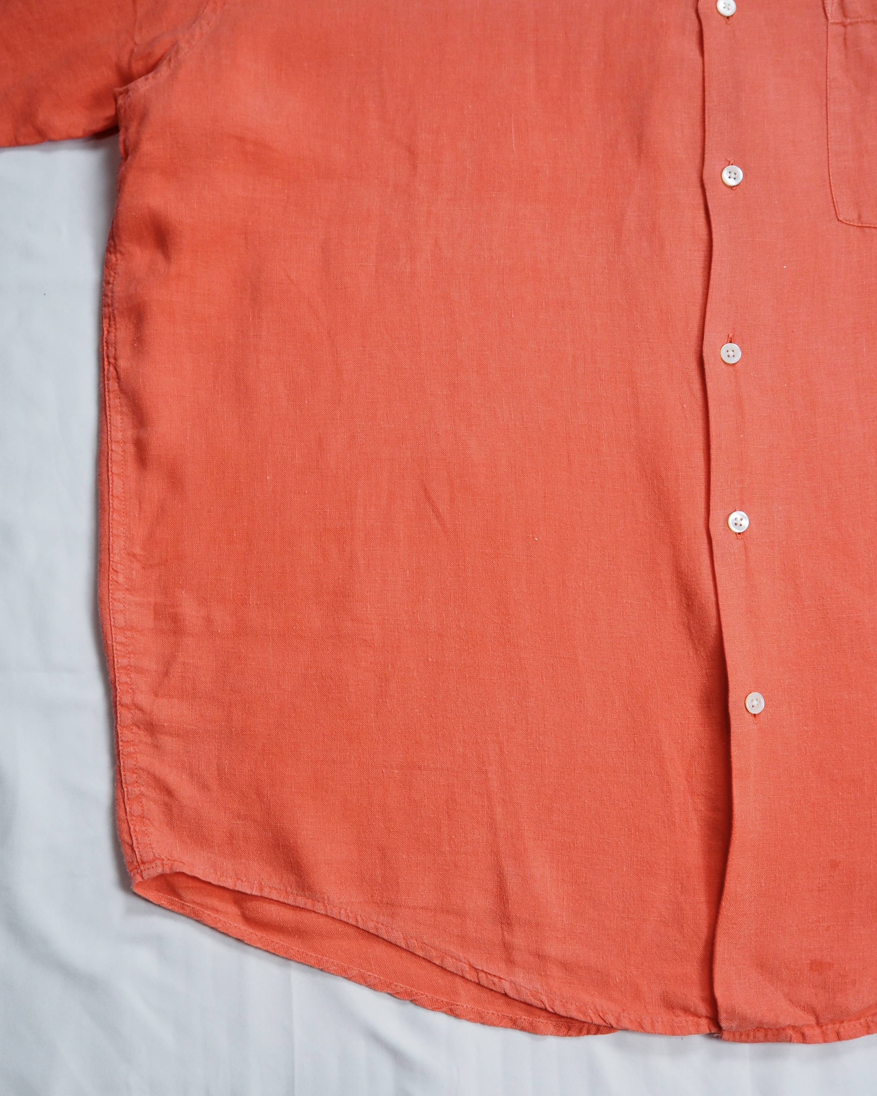 90’s Banana Republic シルクシャツ ピンク XL の画像 9