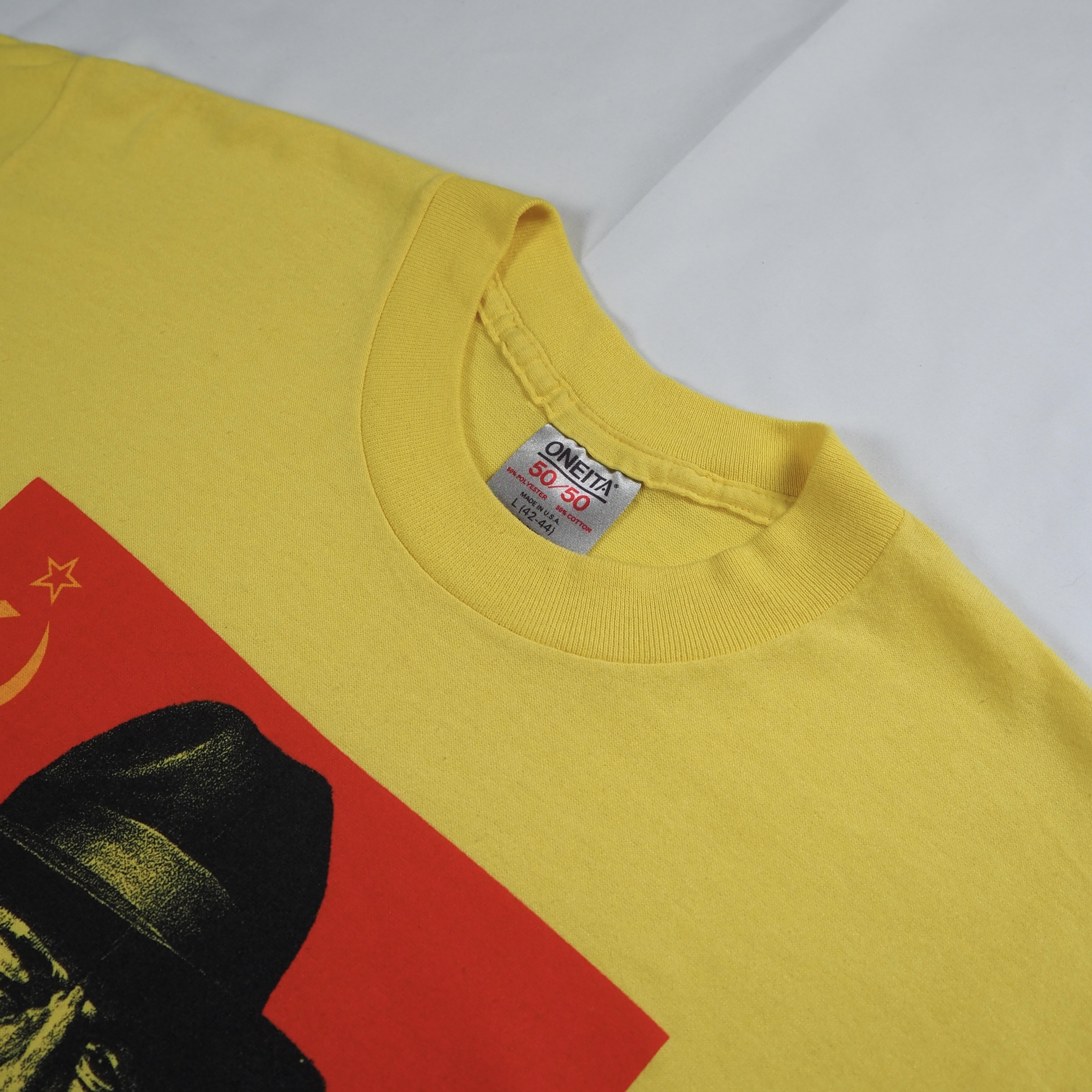 90’s ゴルバチョフTシャツ 共産主義 Lサイズ イエロー の画像 8