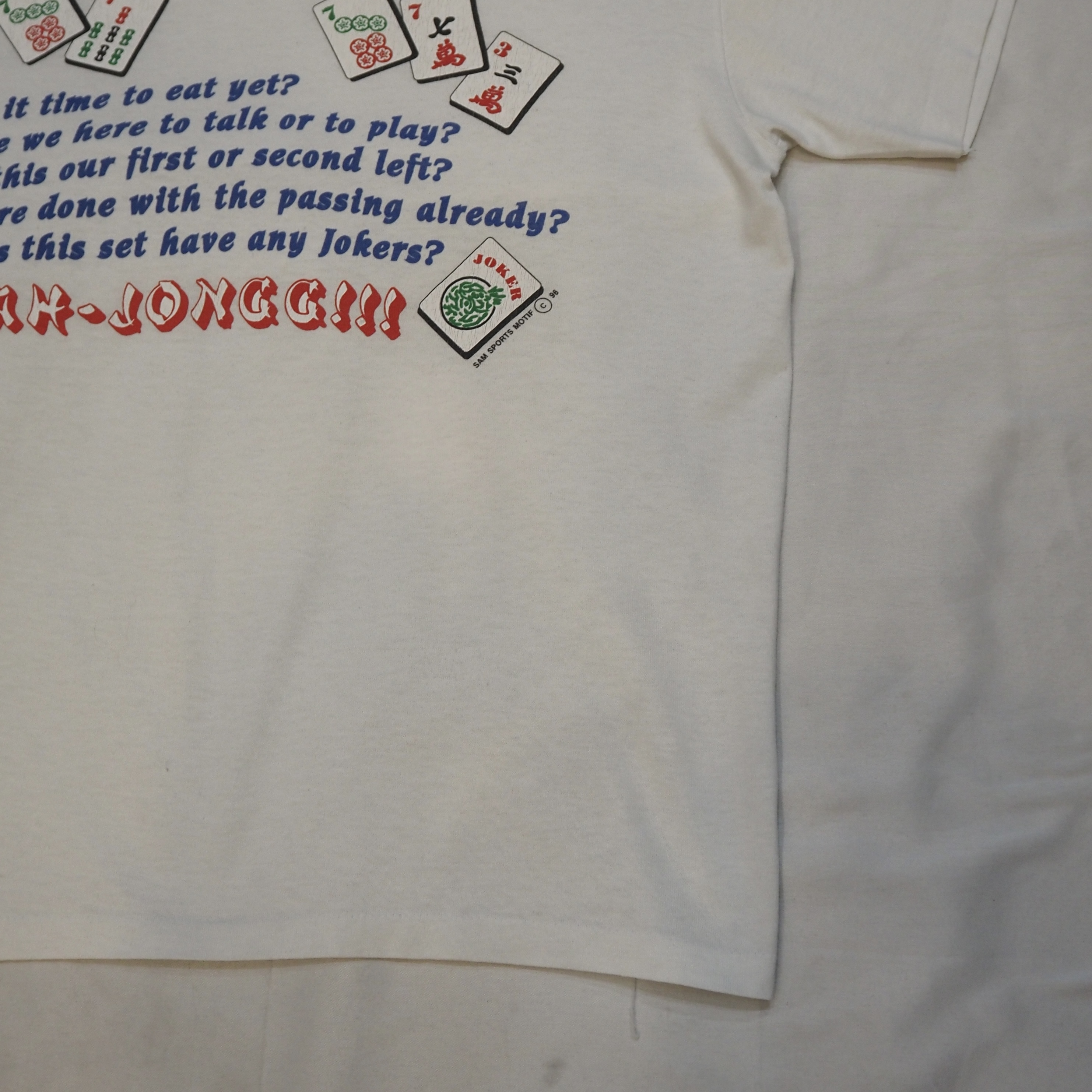 90’s Oneita 麻雀Tシャツ の画像 5
