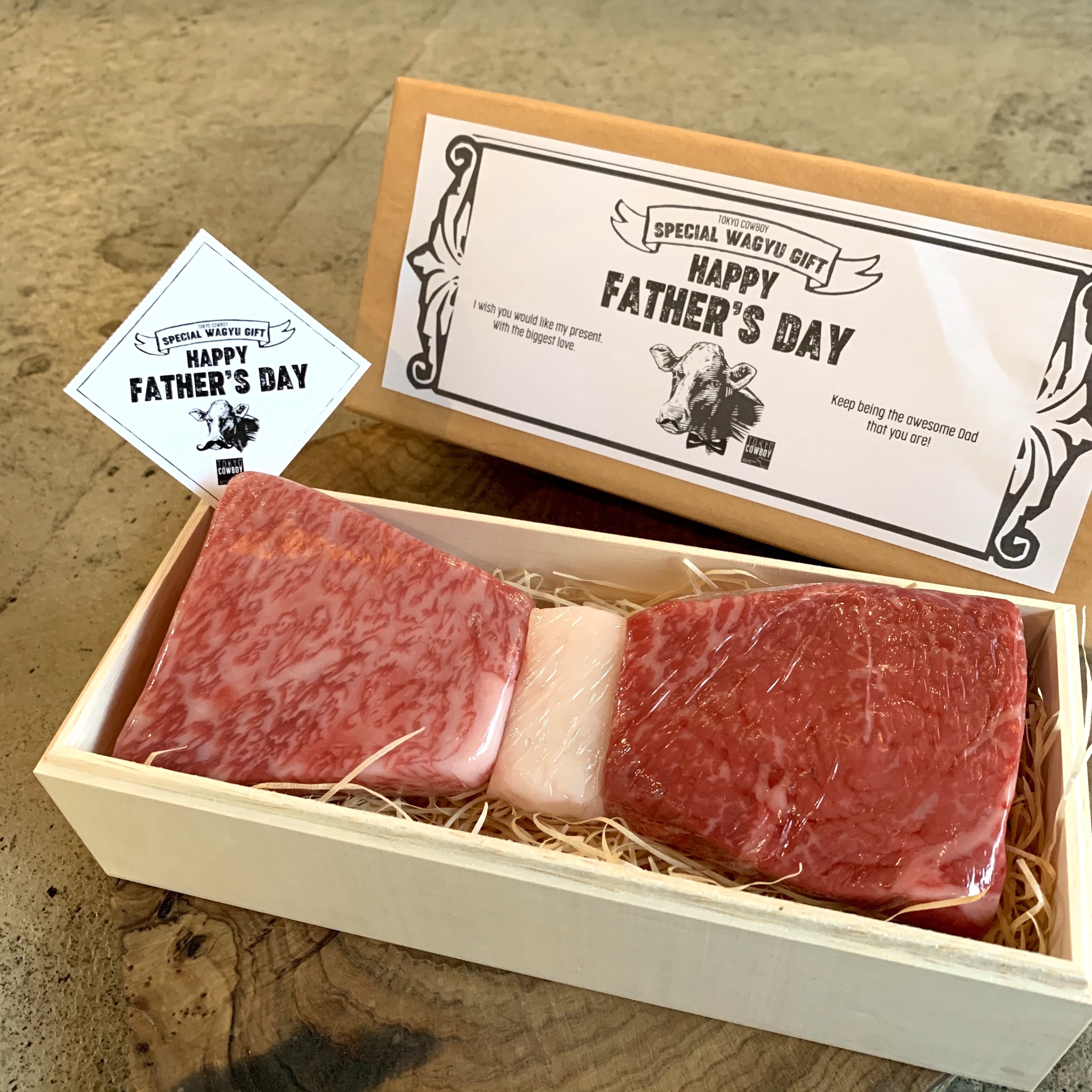 Father S Day Bow Tie Steak Gift 父の日ギフト 蝶ネクタイ和牛ステーキ2種類食べ比べ Tokyo Cowboy Father S Day Bow Tie Steak Gift 父の日ギフト 蝶ネクタイ和牛ステーキ2種類食べ比べ Tokyo Cowboy
