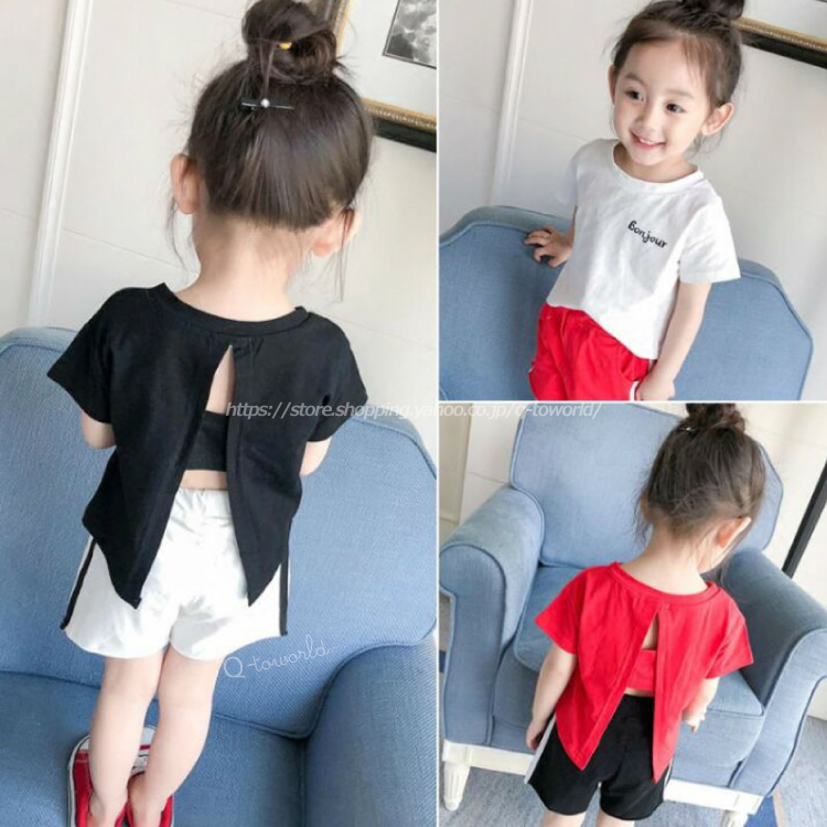 80 1 トップス Tシャツ 背中あき 全3色 女の子 韓国版 韓国子供服 キッズ 子供服 Q Toworld キュートワールド 子供 服 メール便は何点でも送料の合計は280円 80 1 トップス Tシャツ 背中あき 全3色 女の子 韓国版 韓国子供服 キッズ 子供服 Q Toworld キュートワールド 子供 服 メール便は何点でも送料の合計は280円