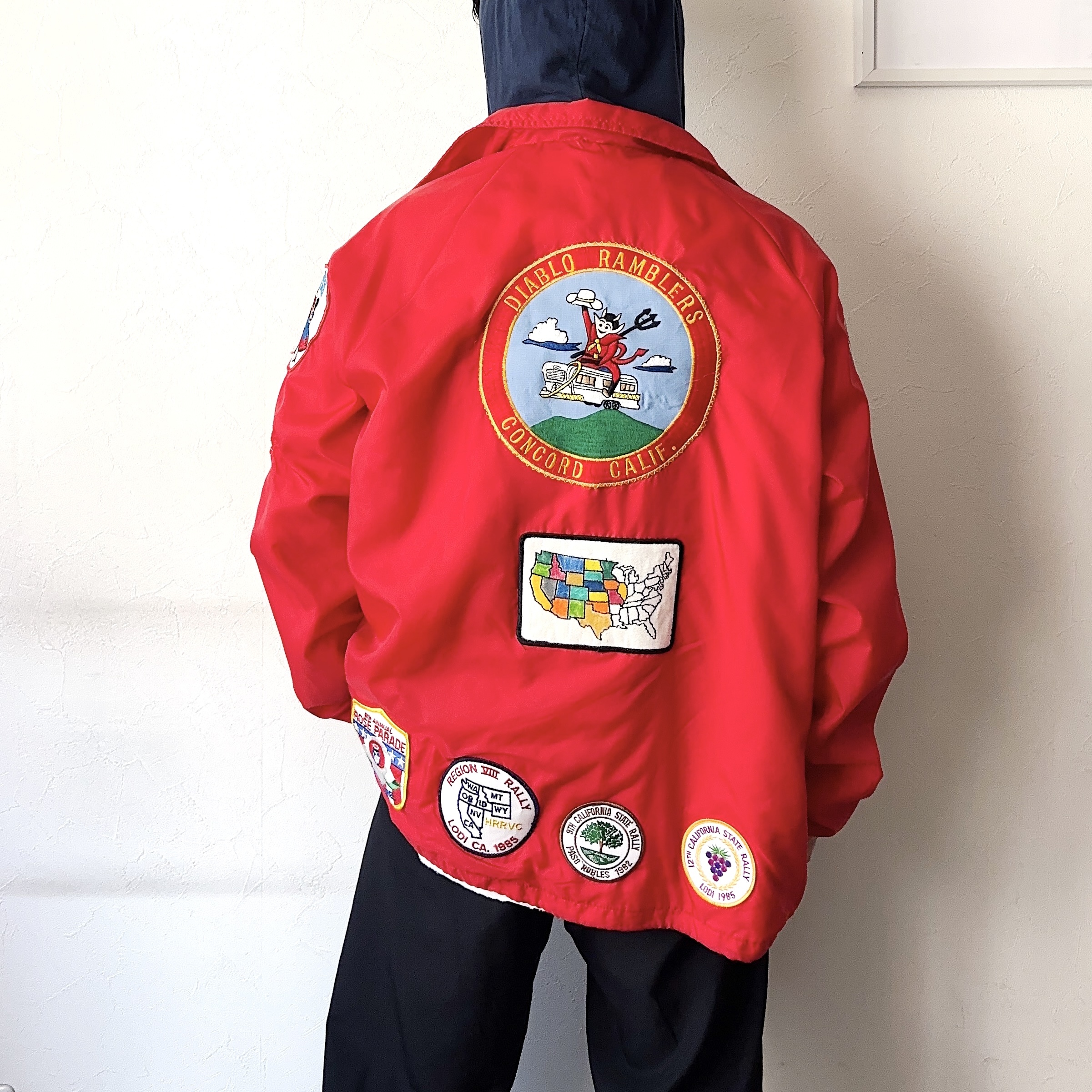 Vintage 70's【Sears】Patched Nylon Jacket の画像 4