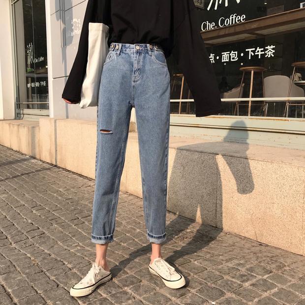 ボトムス 韓国風春無地ルーズファッションデニムパンツ ファッションプチプラ通販のxacart 代 30代に話題のトレンドファッション通販 ボトムス 韓国風春無地ルーズファッションデニムパンツ ファッションプチプラ通販のxacart 代 30代に話題のトレンドファッション通販