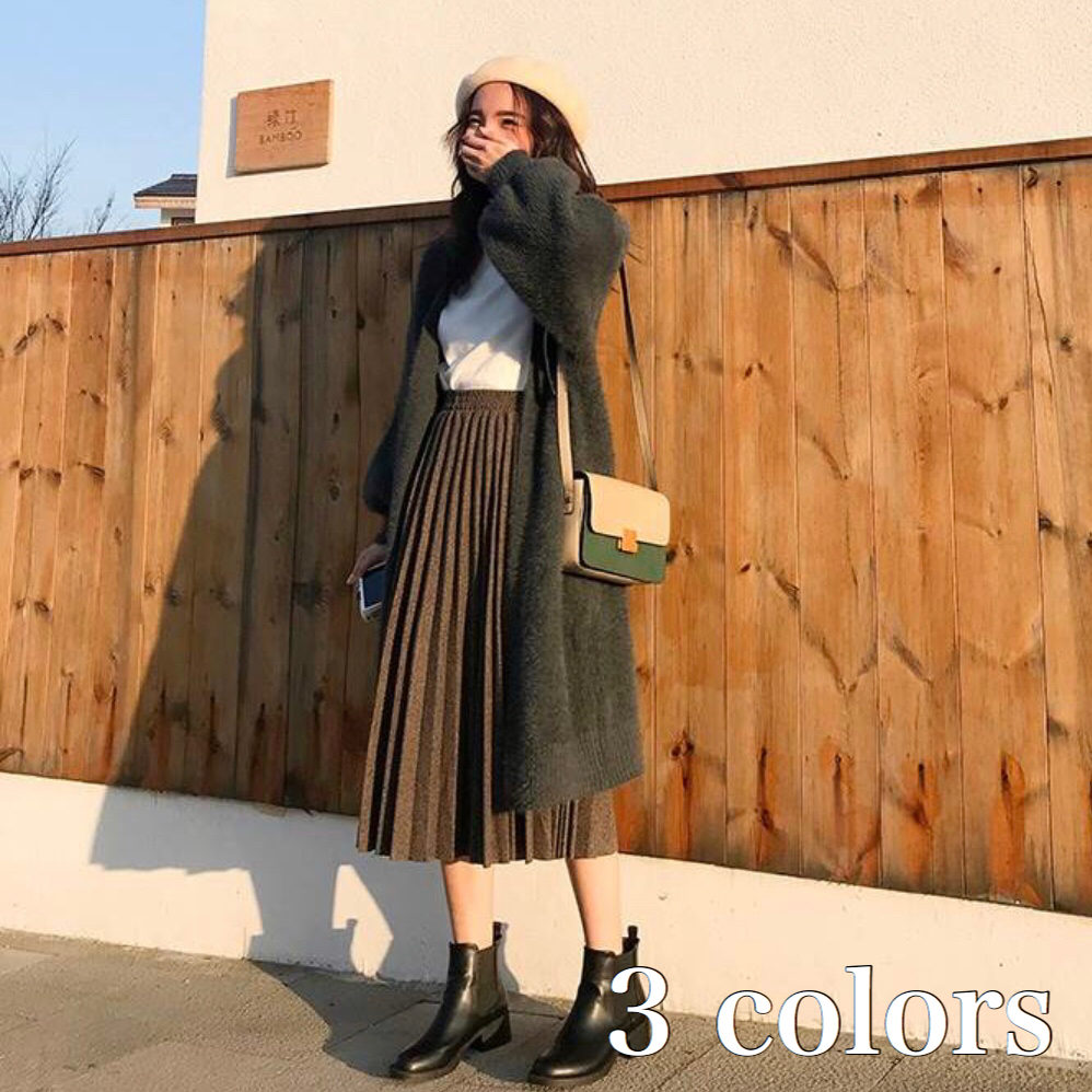 プリーツ スカート レディース 秋 冬 服 ミモレ 丈 オルチャン ファッション 大人 可愛い 10代 30代 学生 制服 風 Sk 0279 Hapi Hapi Girl ハピ ガル プリーツ スカート レディース 秋 冬 服 ミモレ 丈 オルチャン ファッション 大人 可愛い 10代 30代 学生 制服 風 Sk 0279 Hapi Hapi Girl ハピ ガル