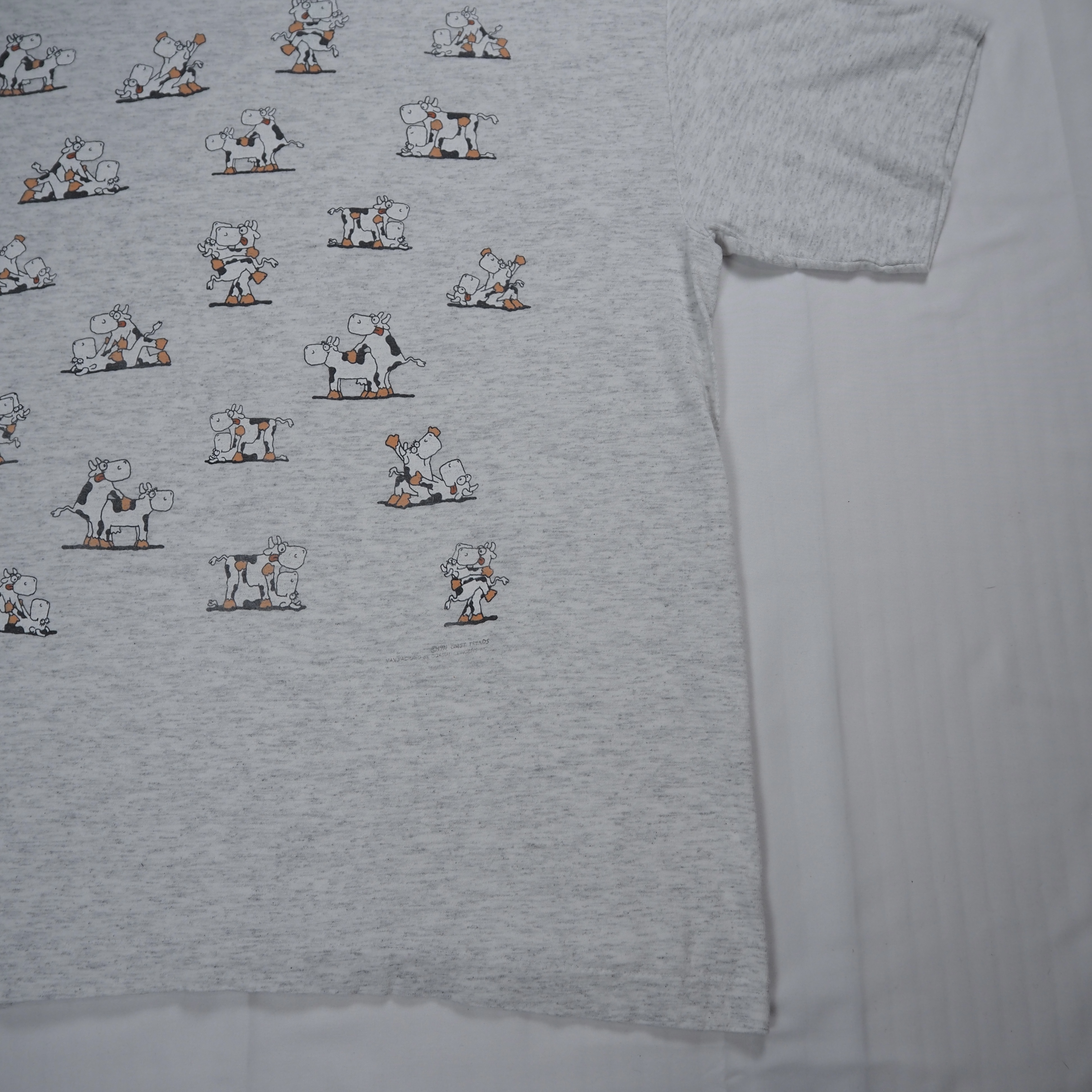 90’s SOF TEE 四十八手Tシャツ ホルスタイン Lサイズ の画像 10