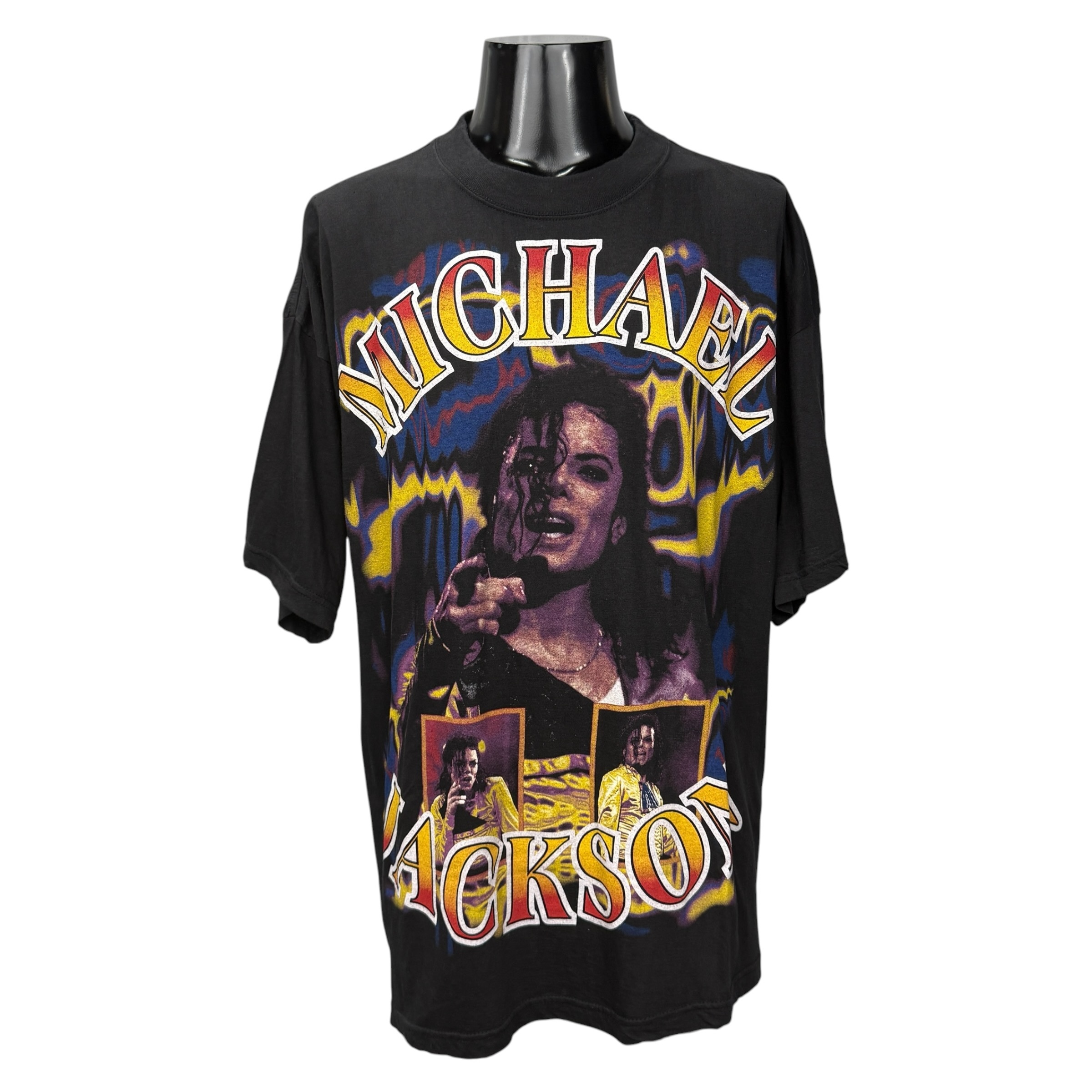 【MICHAEL JACKSON】マイケル・ジャクソン オーバープリント Vintage Tシャツ