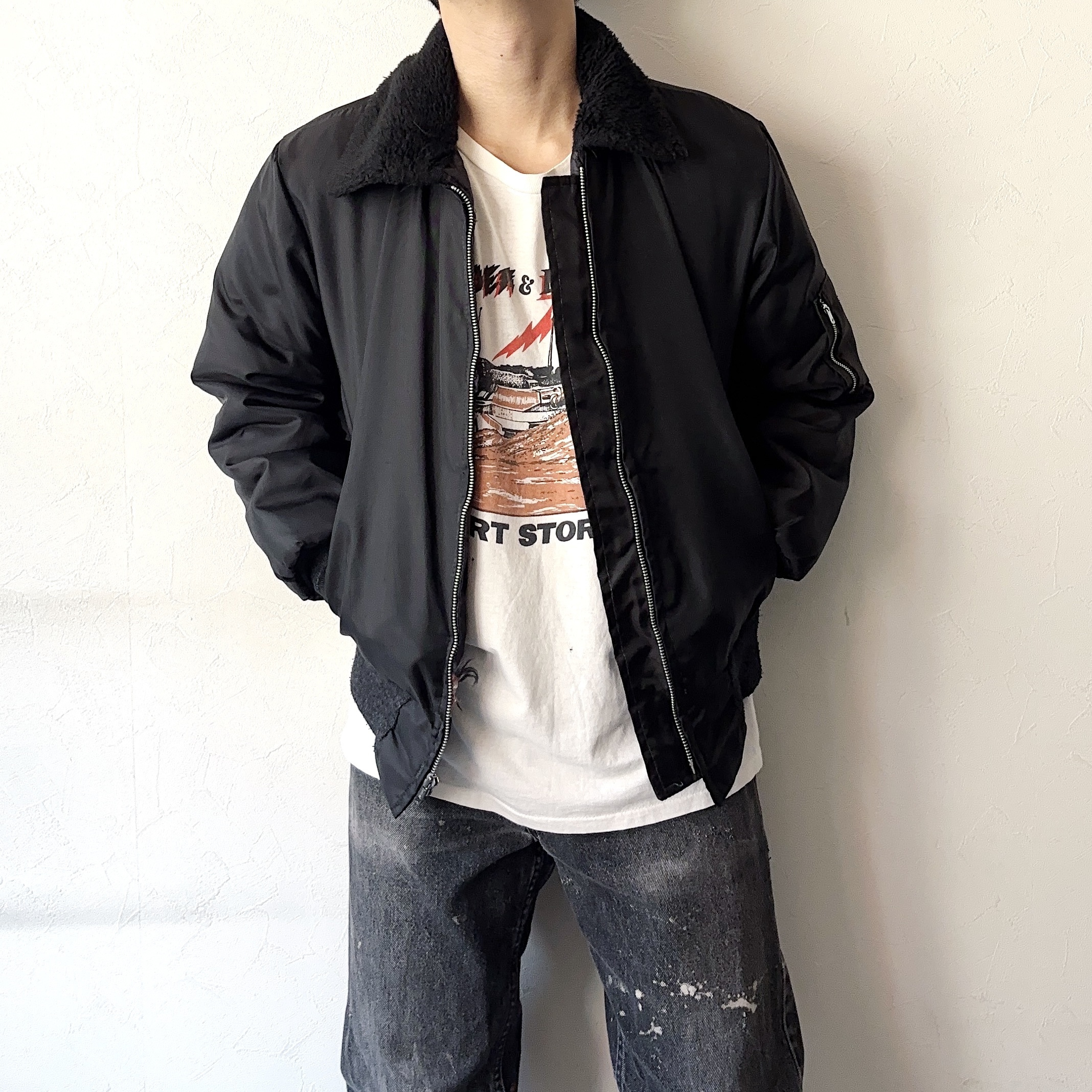 Vintage 70's【MONTGOMERY WARD】Flight Jacket の画像 3
