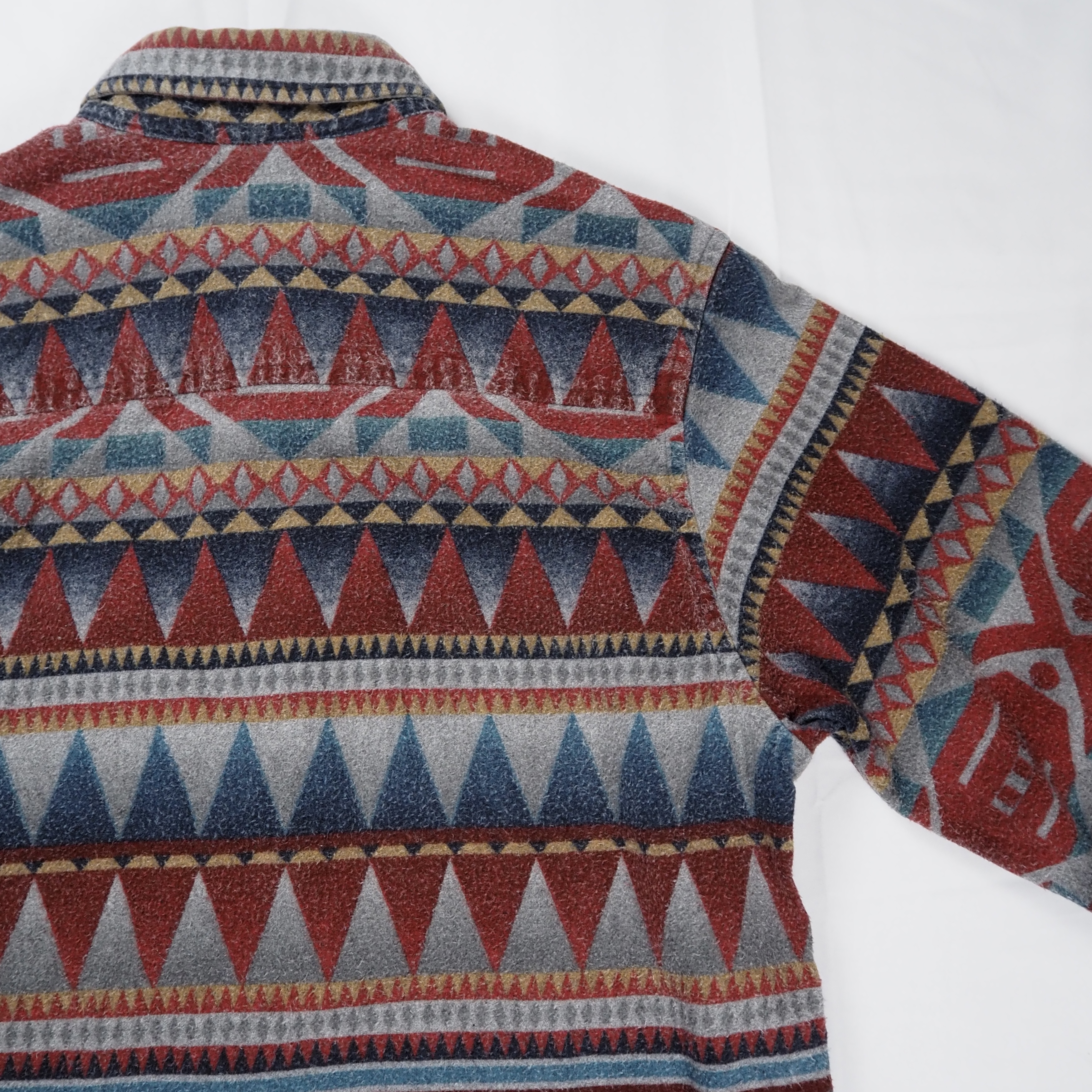 90’s L.L. Bean シャモアクロスシャツ ネイティブ柄 Sサイズ オンライン限定商品 の画像 14