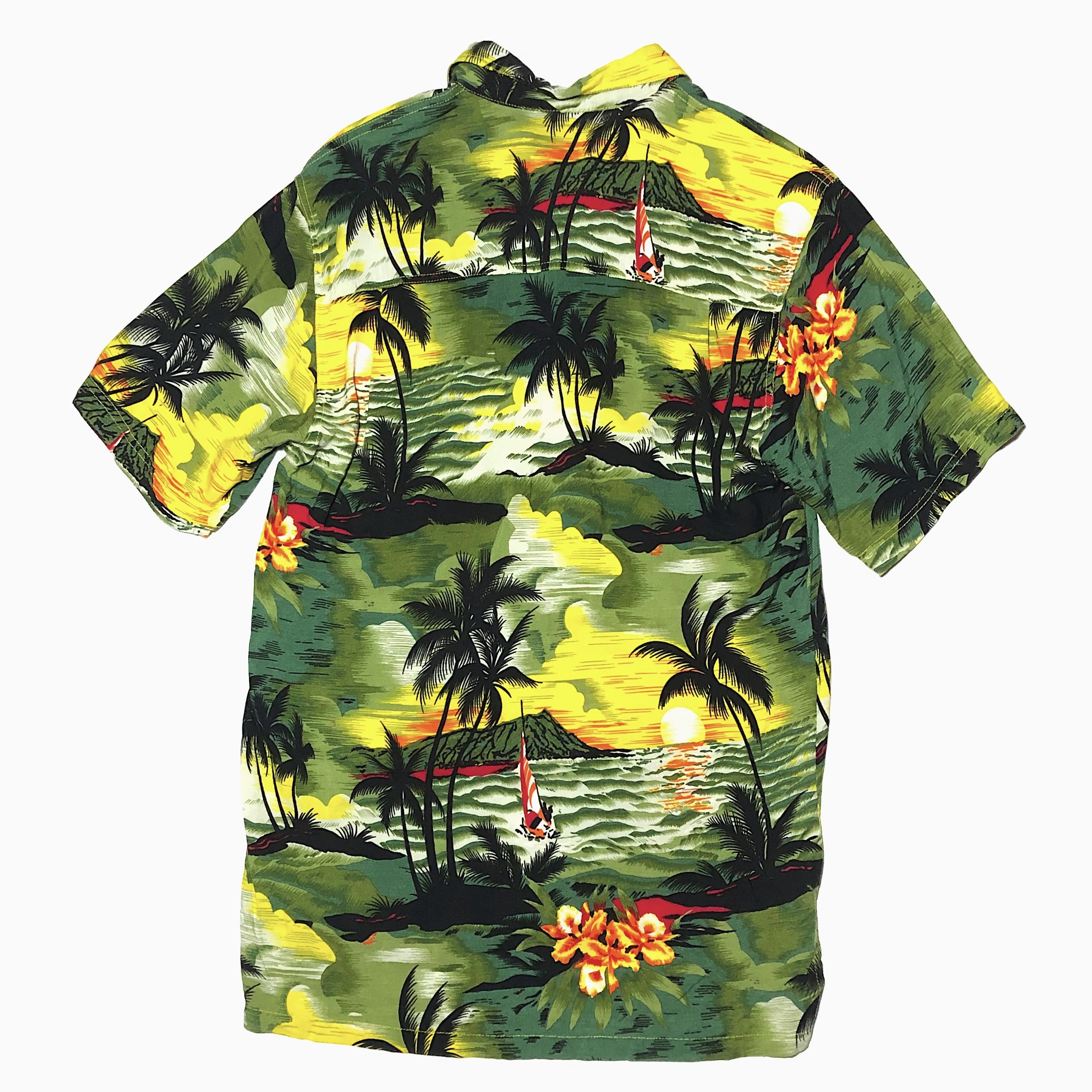 Vintage 80〜90's Short Sleeve Rayon Hawaiian Shirt の画像 2