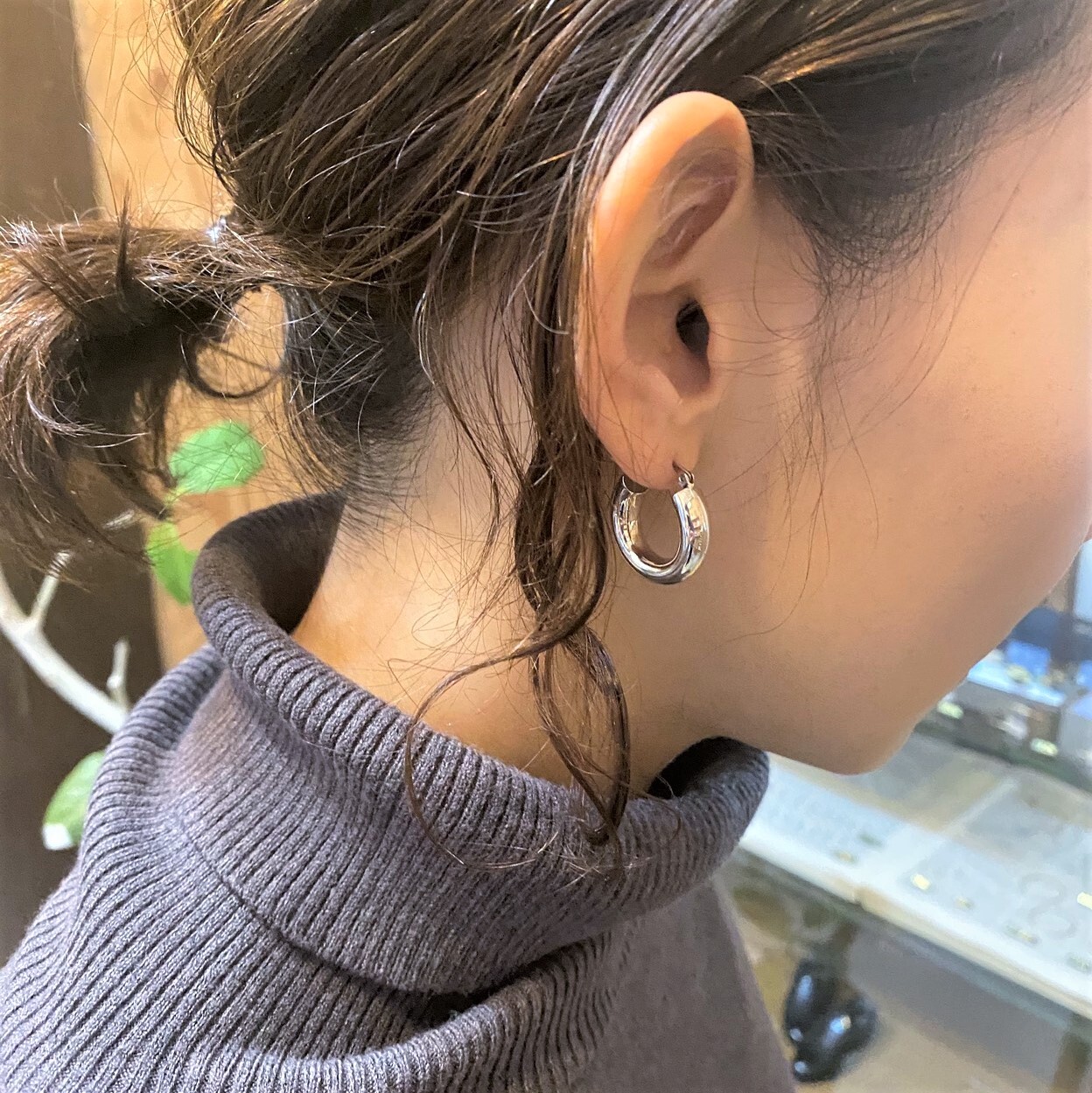 Silver925 Rugged Hoop Pierce シルバー925ラジッドフープピアス Ichie いちえ 身につけるもの 食べるもの 大切な誰かに贈るもの Silver925 Rugged Hoop Pierce シルバー925ラジッドフープピアス Ichie いちえ 身につけるもの 食べるもの 大切な誰かに贈るもの