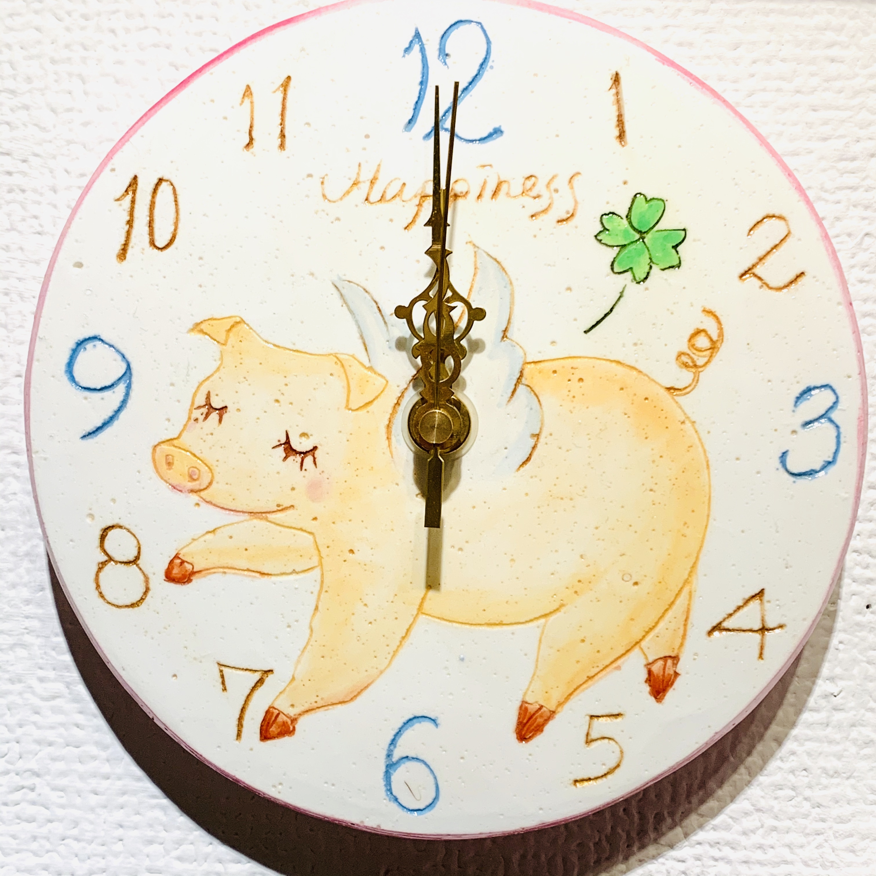 幸せを運ぶブタさん 15 Siaccaclock