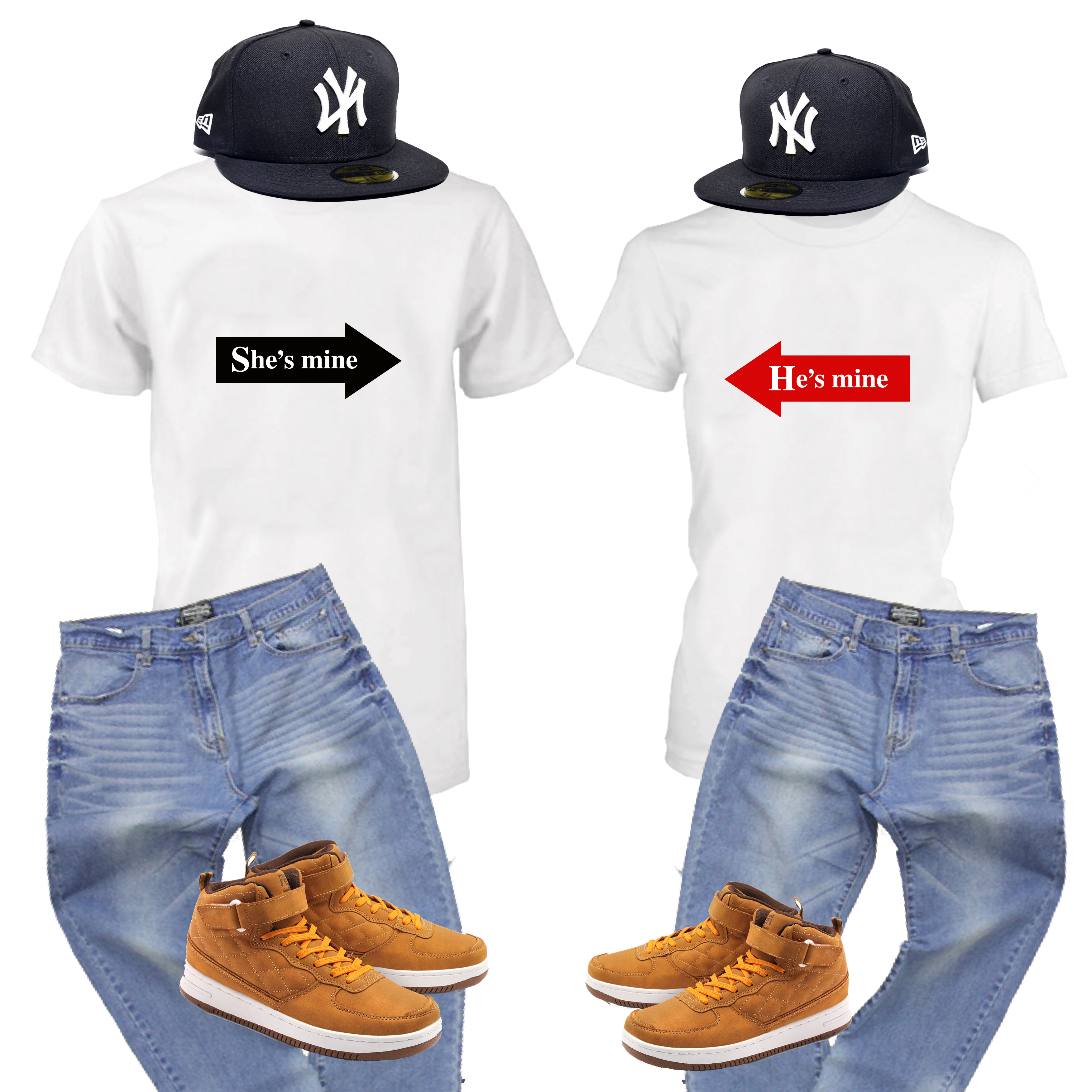 Wedding用カップルtシャツ カジュアル She S Mine He S Mine Awesome9