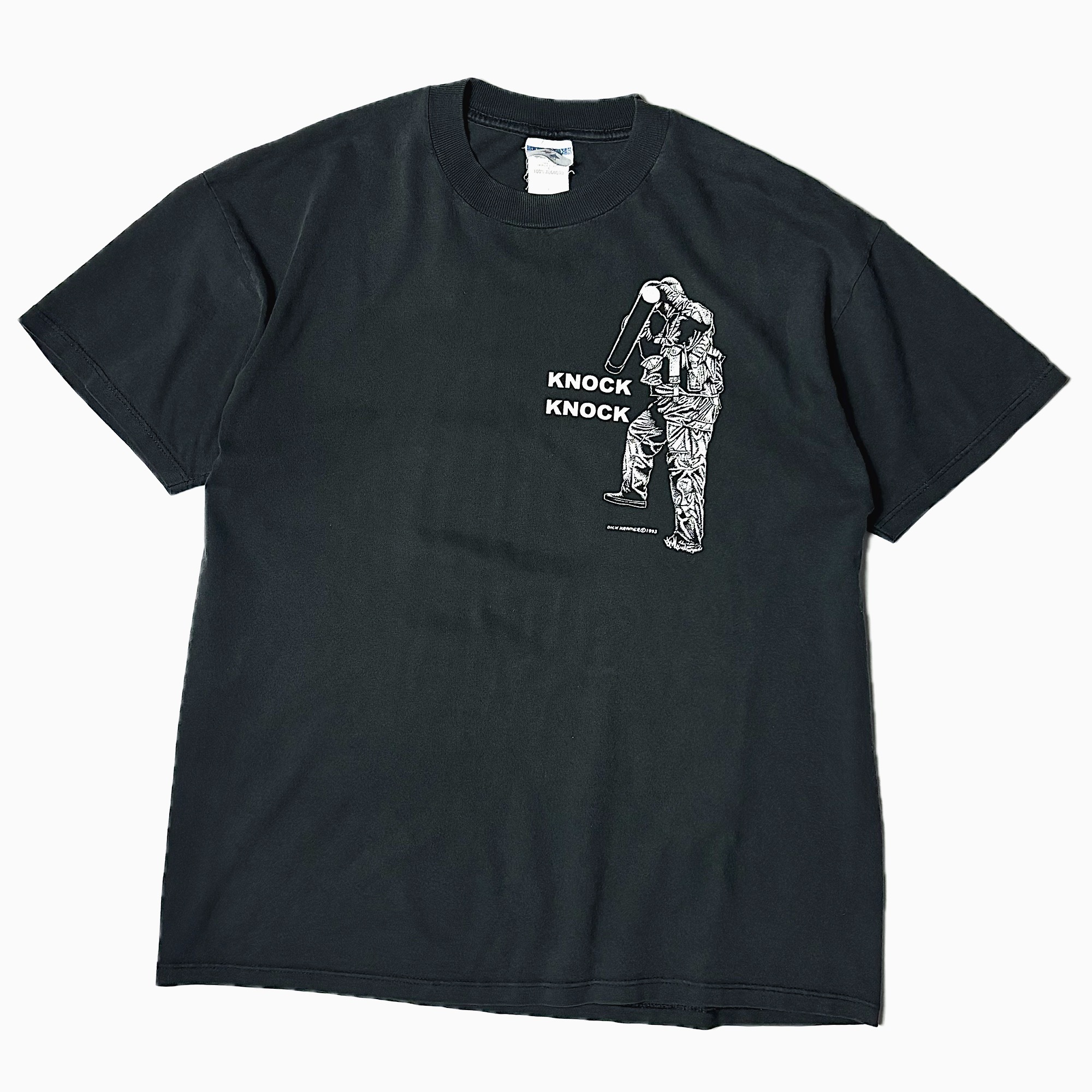 Vintage 90's【JERZEES】"KNOCK KNOCK" T-shirt の画像 2