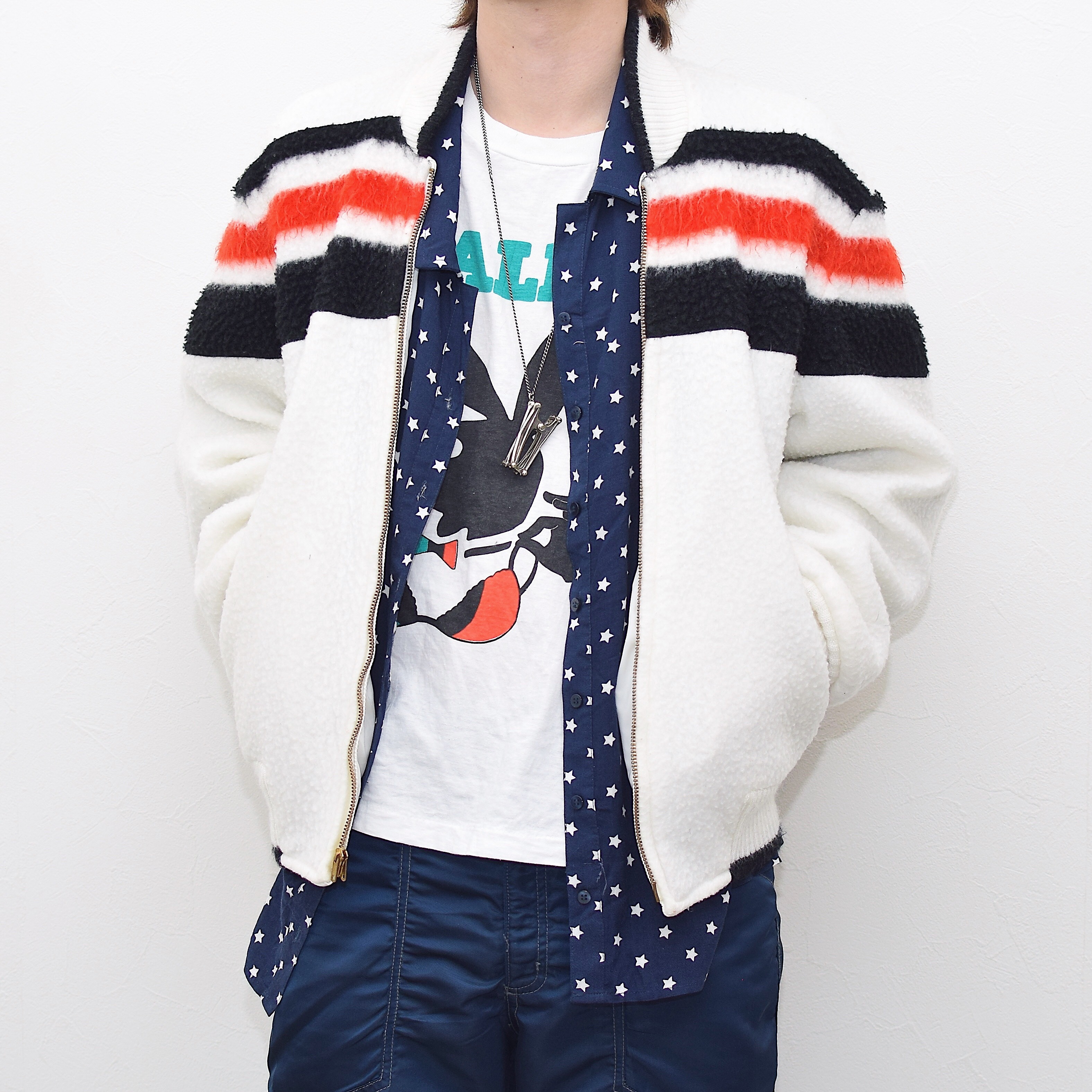 Vintage 50's Reversible Fleece Jacket の画像 3