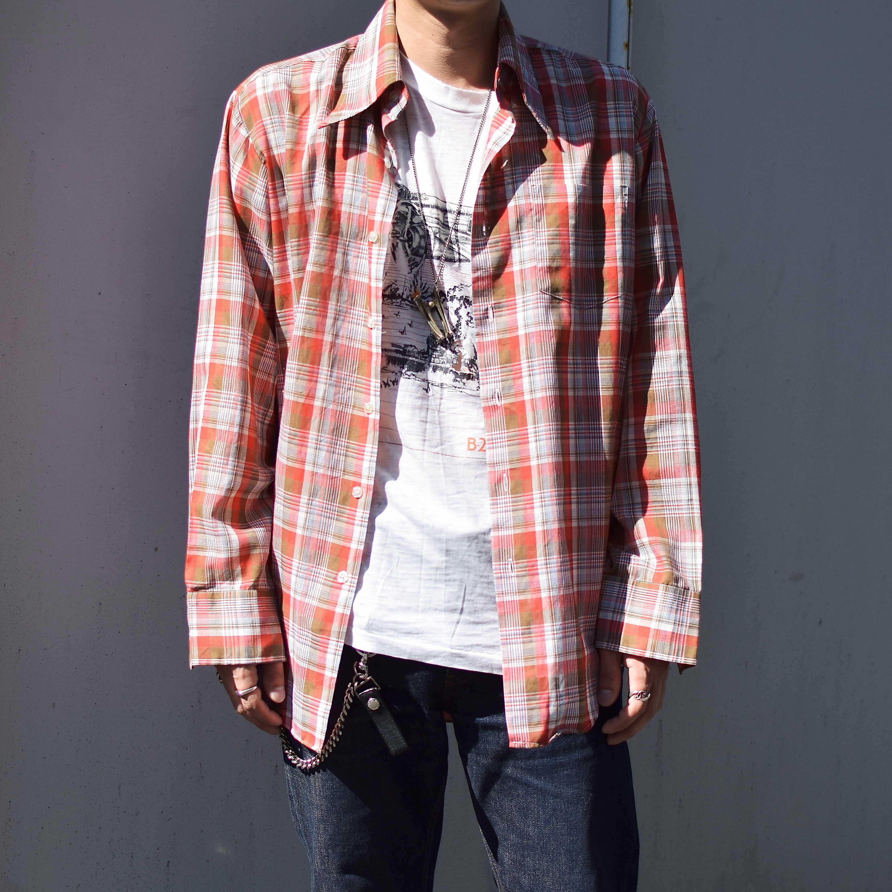 Vintage 70's【K mart】Check Shirt の画像 3