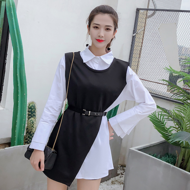 ワンピース ミニワンピース ワンピースミニ丈 マイクロミニワンピース シャツワンピース 春ワンピース 大きいサイズワンピース長袖 Viento