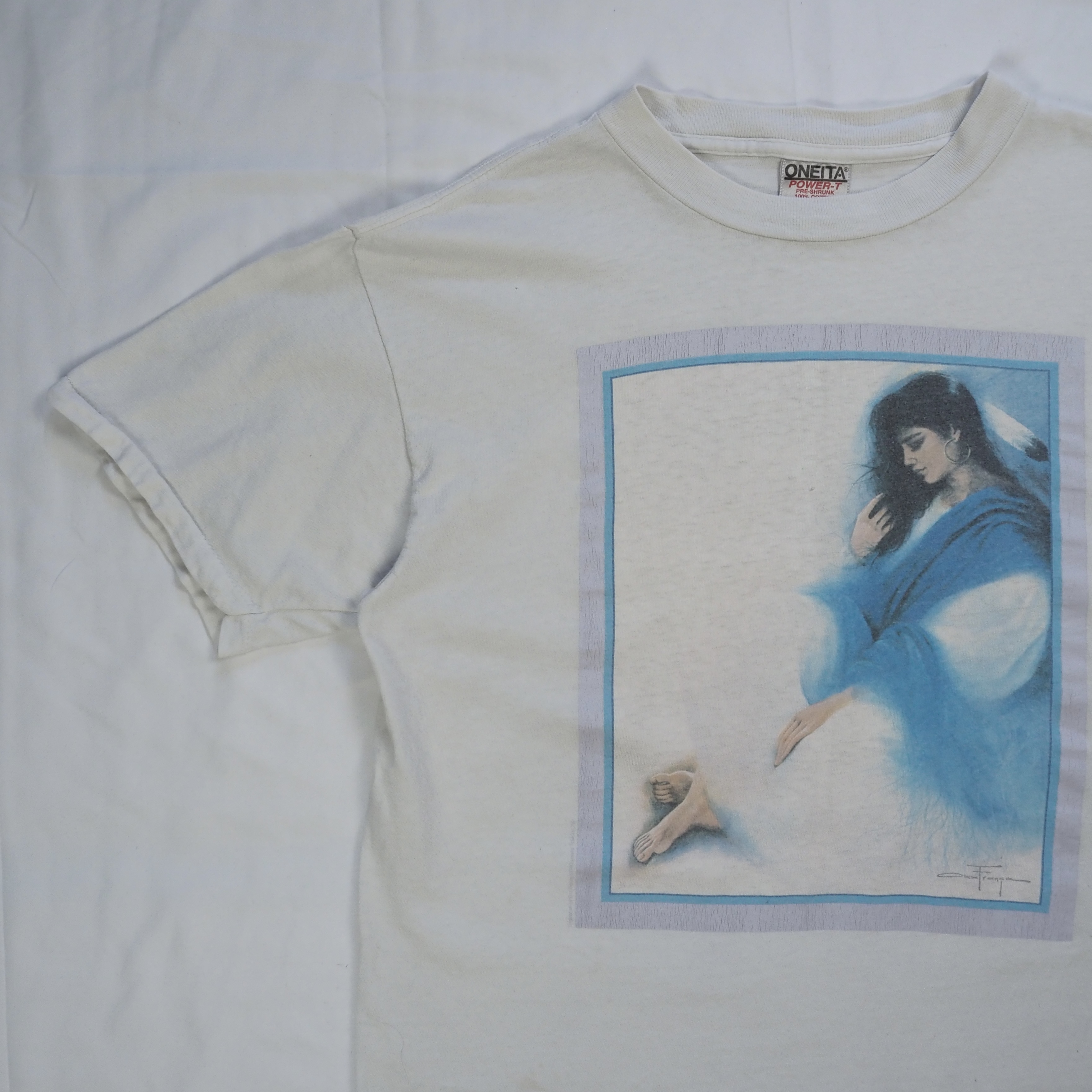 90’s Oneita プリントTシャツ Lサイズ の画像 5
