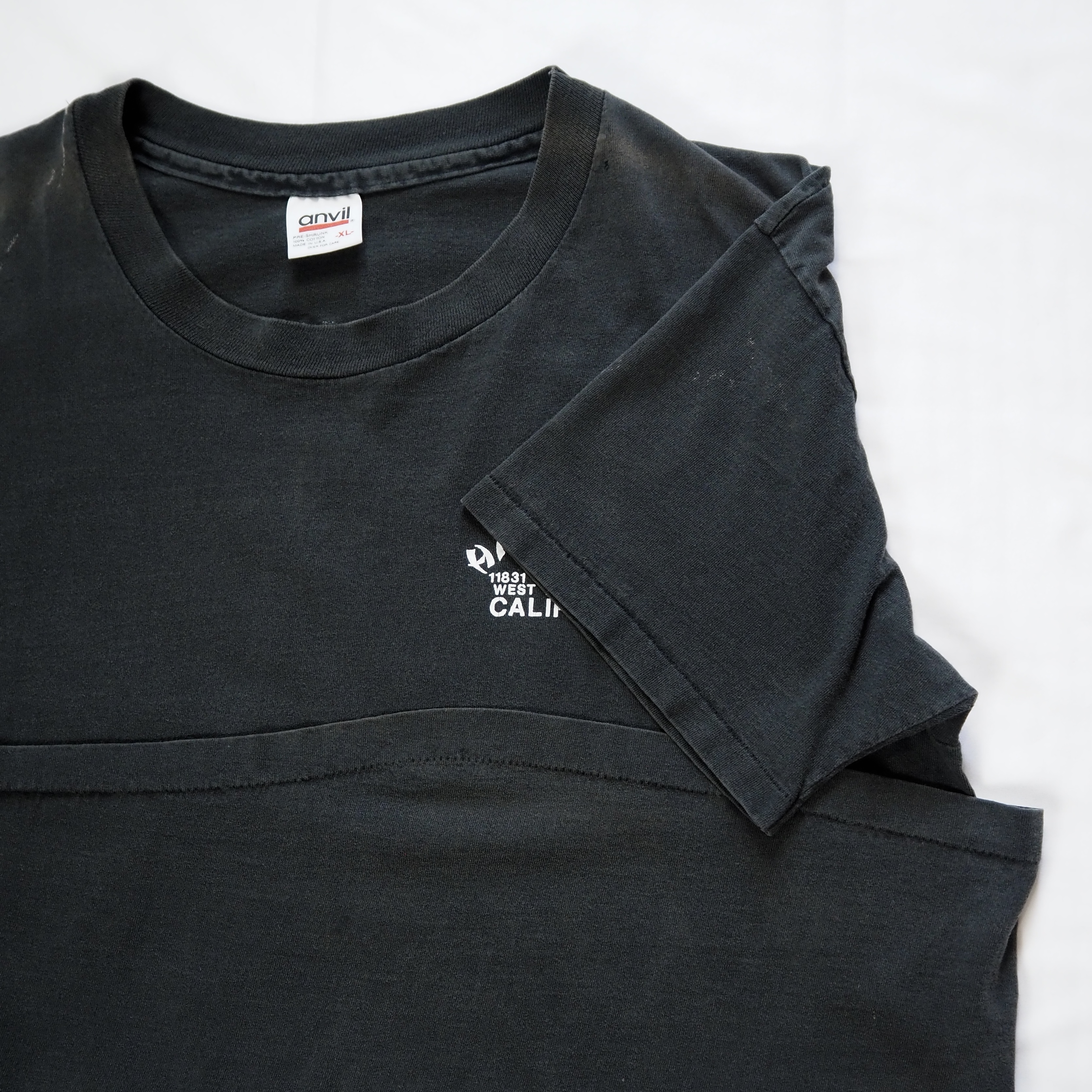 90’s Anvil Tシャツ 寿司 ブラックフェード の画像 9