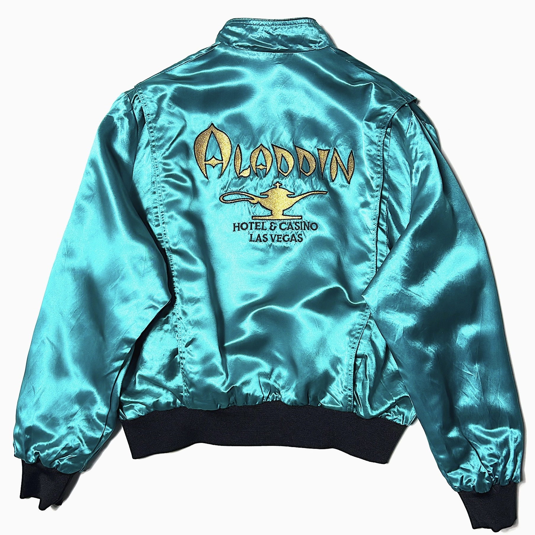 Vintage 80～90’s【ROYAL PACIFIC】"ALADDIN" Reversible Satin Jacket の画像 2