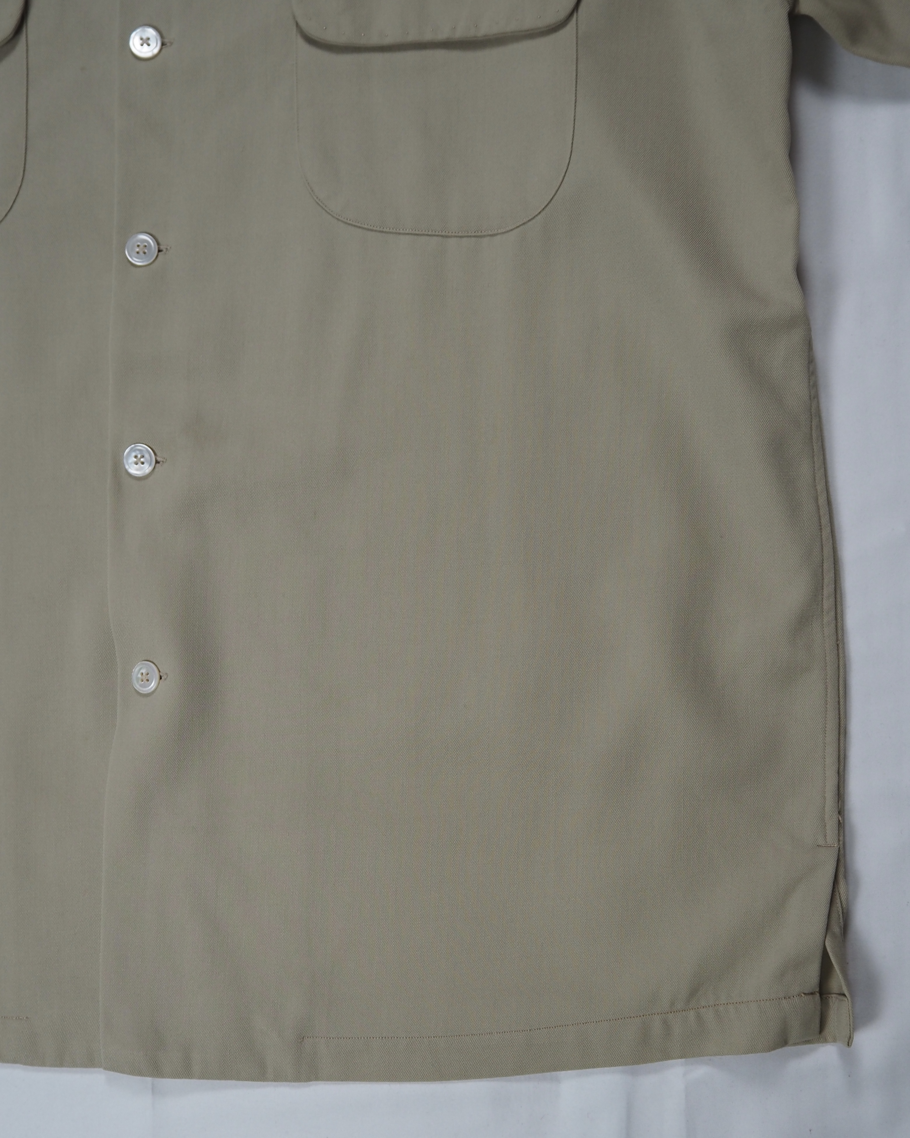 50’s SAKS FIFTH AVENUE ウールシャツ ベージュ の画像 12