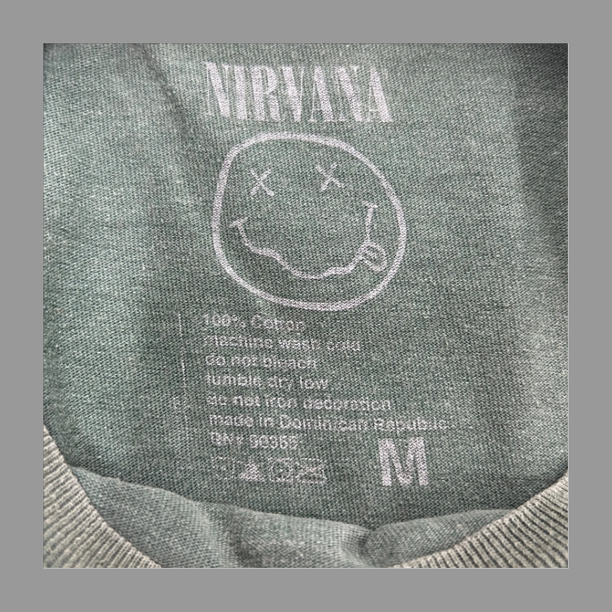 NIRVANA Smile Tee M の画像 3