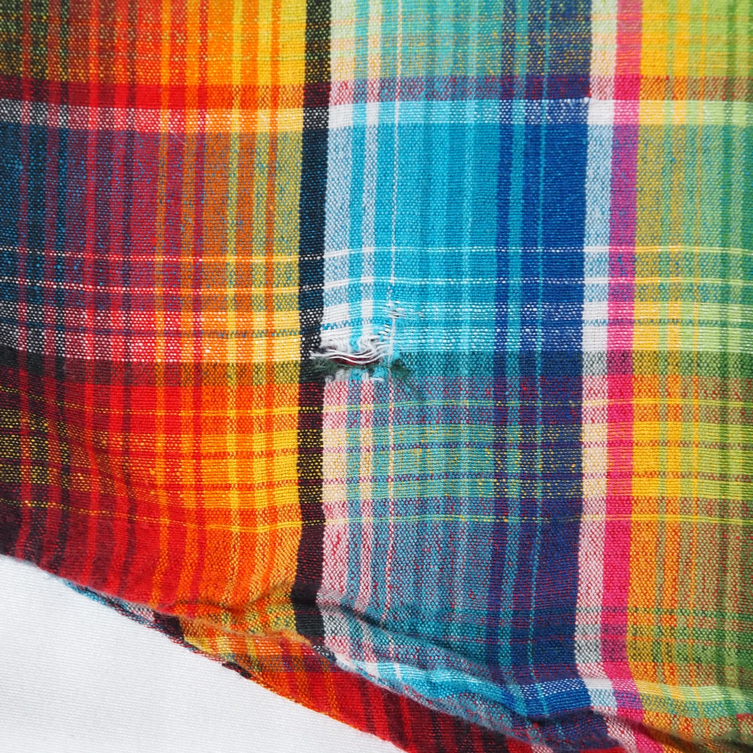 90's Ralph Lauren リネンコットンシャツ 半袖 Lサイズ の画像 19