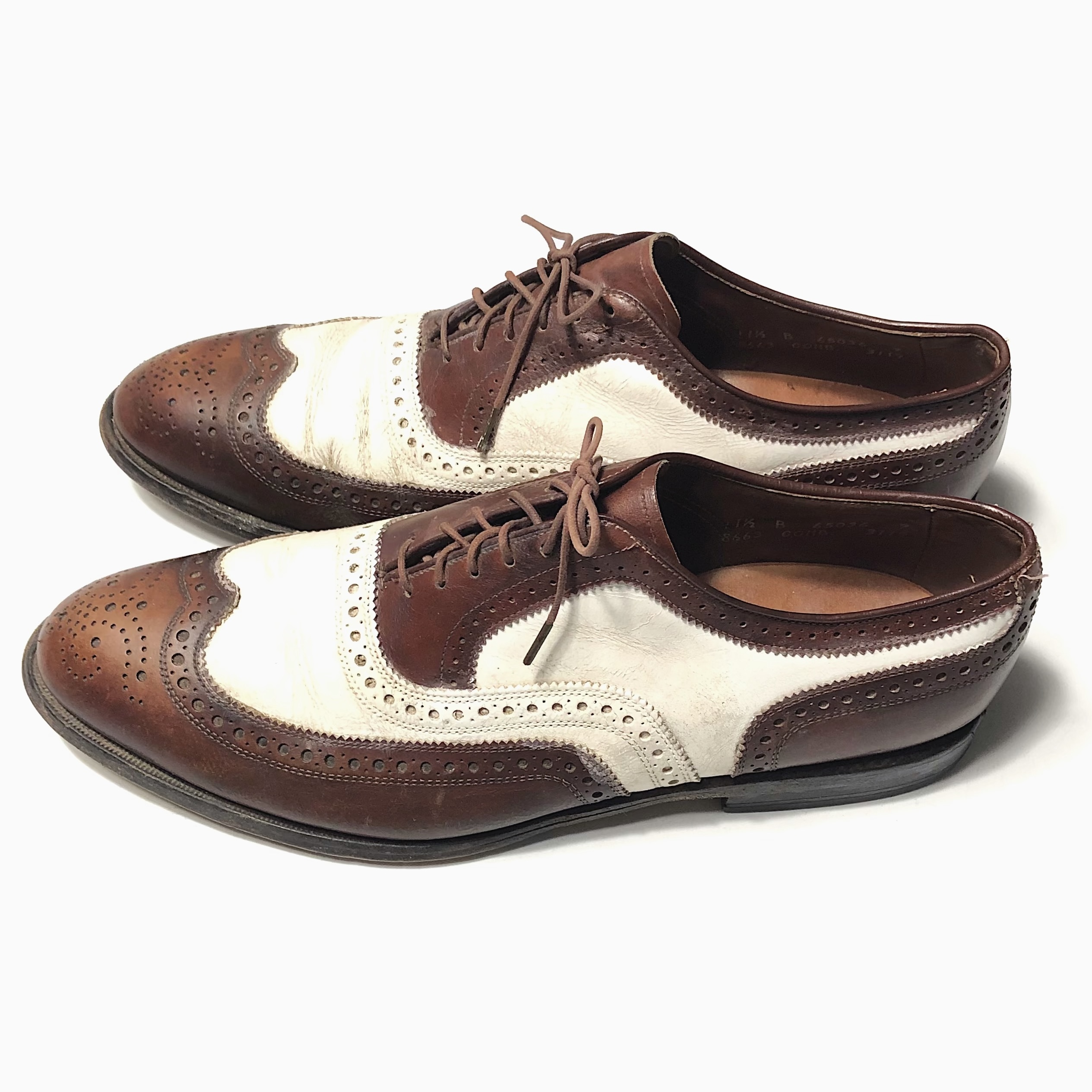 Vintage【Allen Edmonds】Wing Tip Leather Shoes の画像 3