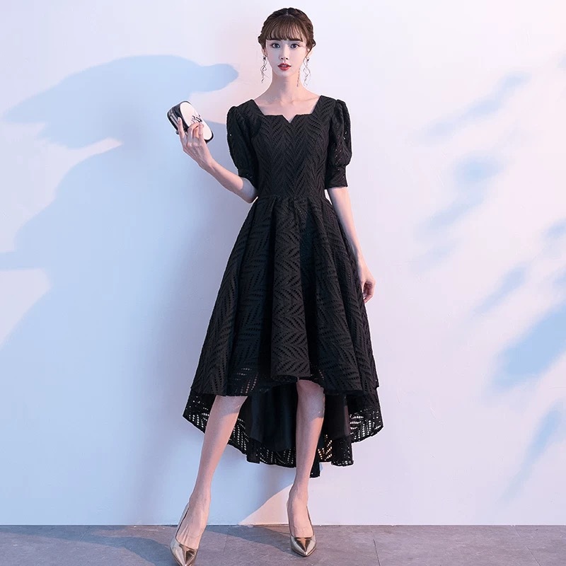 ブラック フィッシュテール ワンピース ドレス She Is