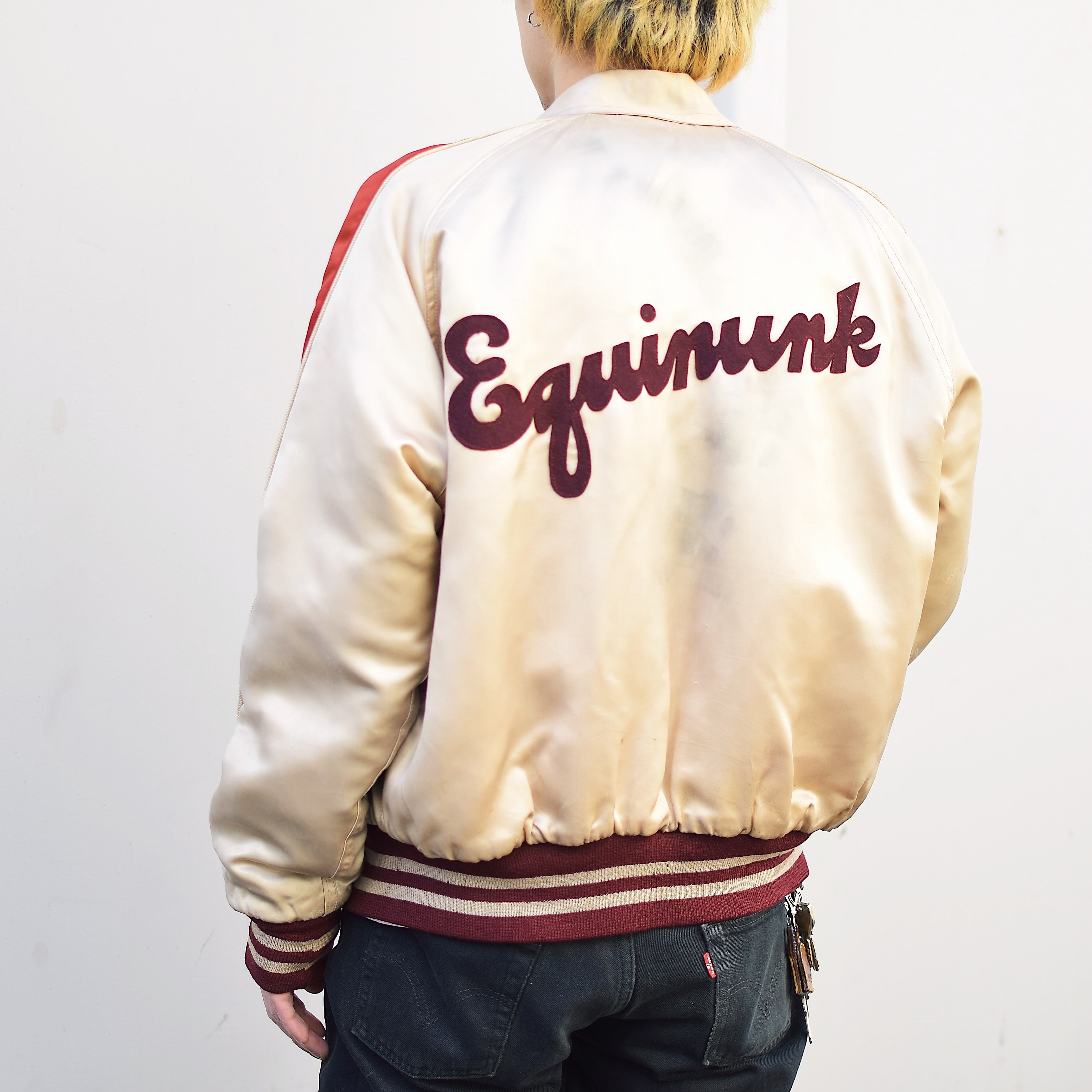 Vintage 50〜60's【BETA SPORTING GDS. MFG. CORP】"Equinunk" Satin Carclub Jacket の画像 4