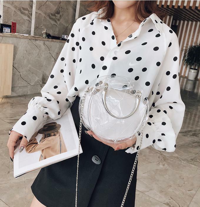 ビニールバッグ クリアバッグ 透明バッグ ショルダーバッグ