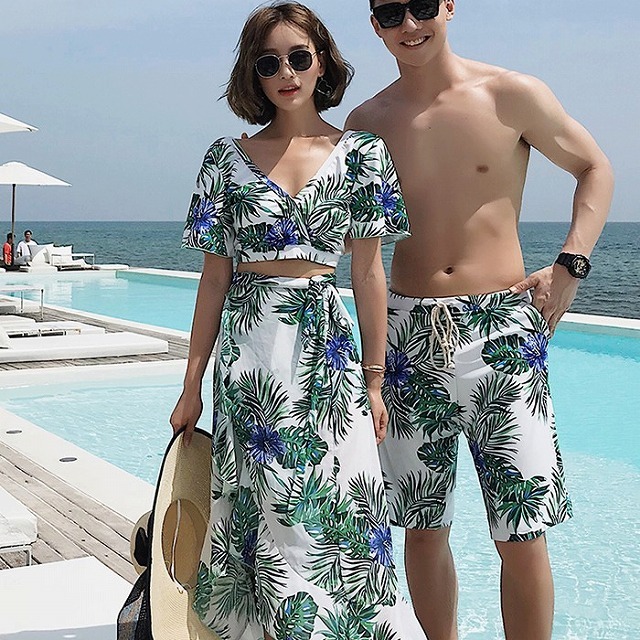 水着レディースビキニ 短パン パレオ付き 体型カバー ママ水着 大学生 リゾート 海外旅行 ハワイ グアム 沖縄 10代 代 30代 40代 50代 韓国の可愛いレディースアパレルのセレクトショップ Kilalion キラリオン