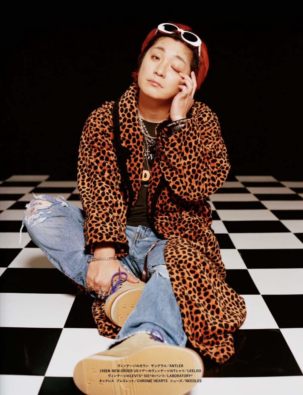 Vintage【PROVENCE】Leopard Gown Coat の画像 3
