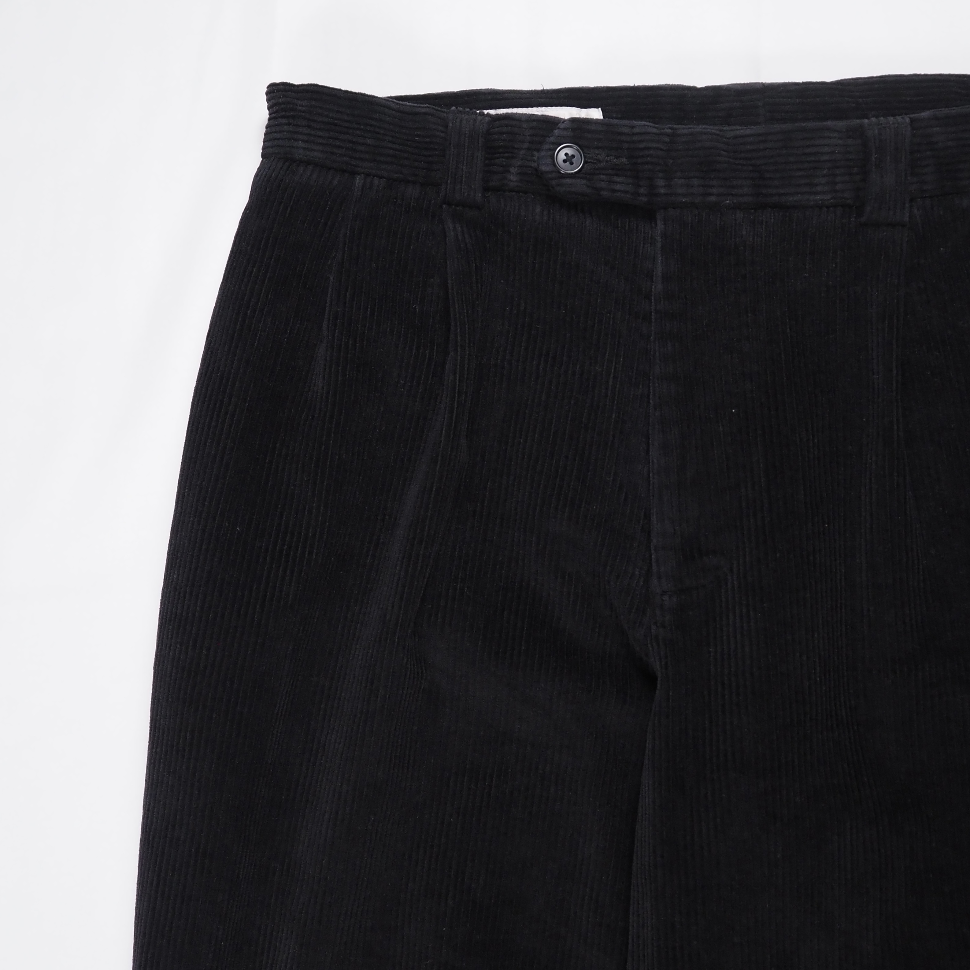 90’s Perry Ellis 太畝コーデュロイパンツ ブラック 32×30 の画像 3