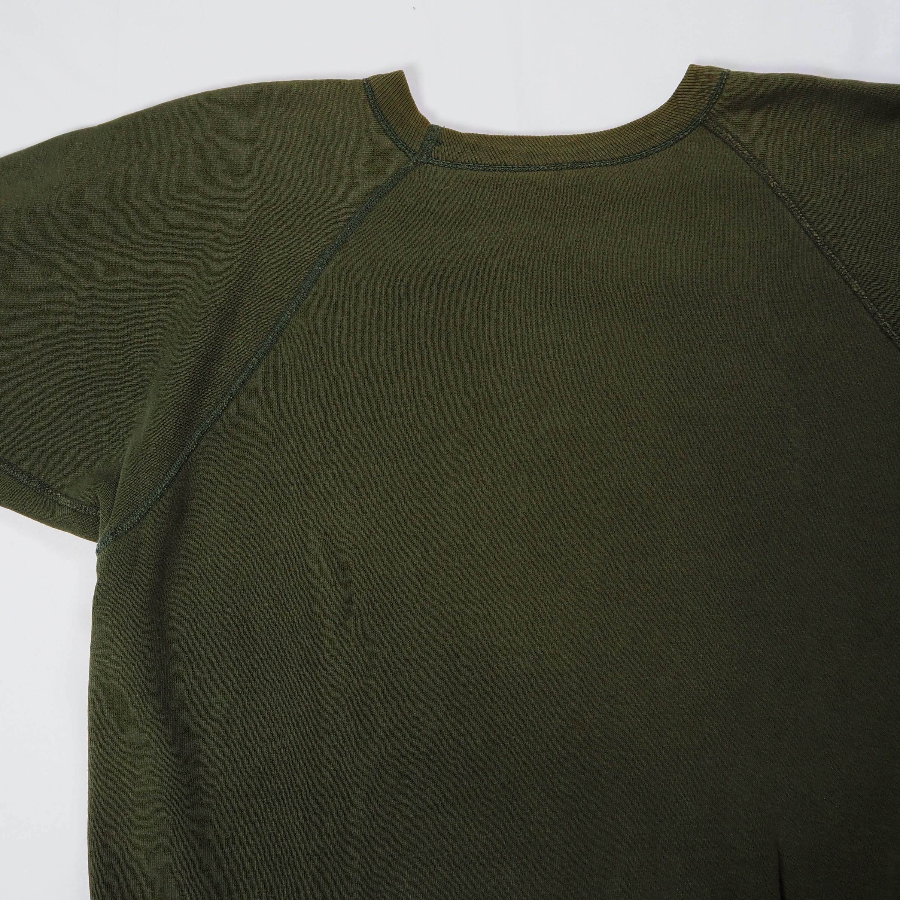 【9/23 20:00入荷】60's Champion カレッジスウェット オリーブグリーン Mサイズ の画像 14
