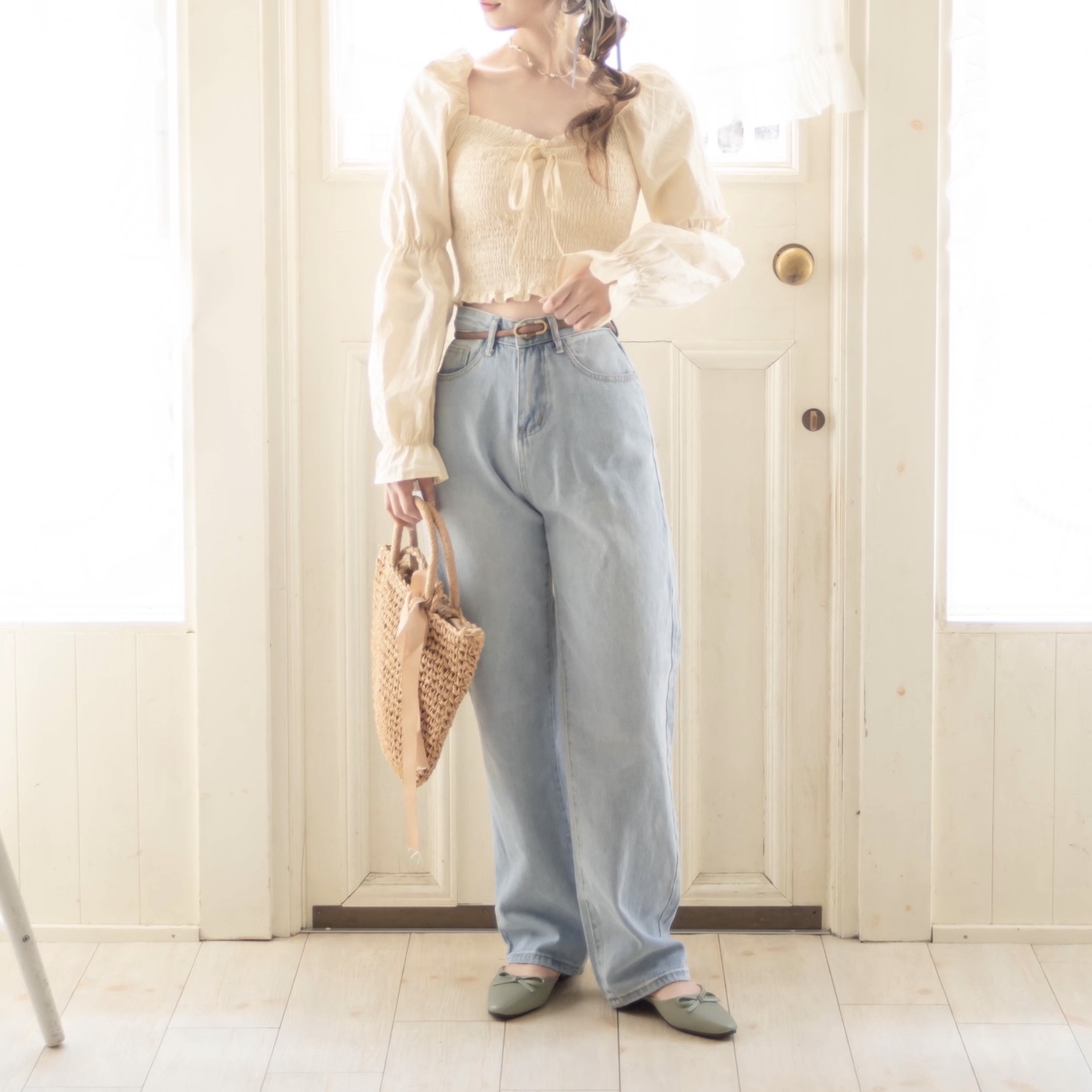 熟読 オン 足首 ストレート ワイド デニム Churchofthefathersonandholyghost Org