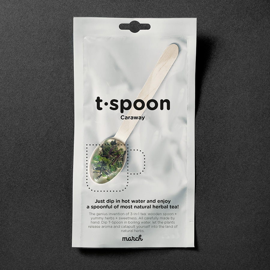 March マーチ T Spoon ハーブティー キャラウェイ 1本入り Tspoon ティースプーン 紅茶 アウトドア q 用品 キャンプ グッズ 持ち運び 軽量 お茶 登山 プレゼント ナチュラル Greenfield Od グリーンフィールド アウトドア