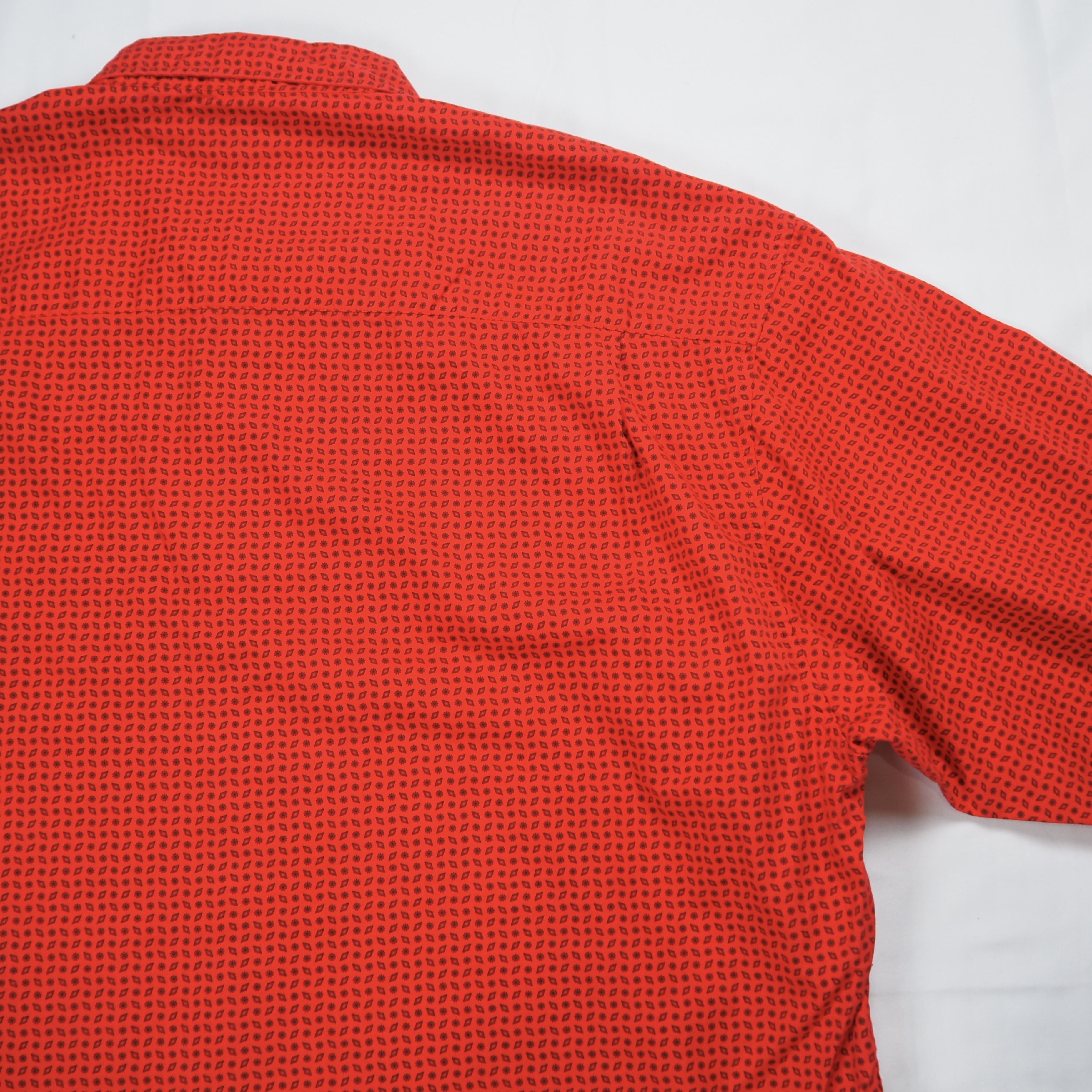 90’s OLD GAP コットンシャツ Lサイズ レッド の画像 15