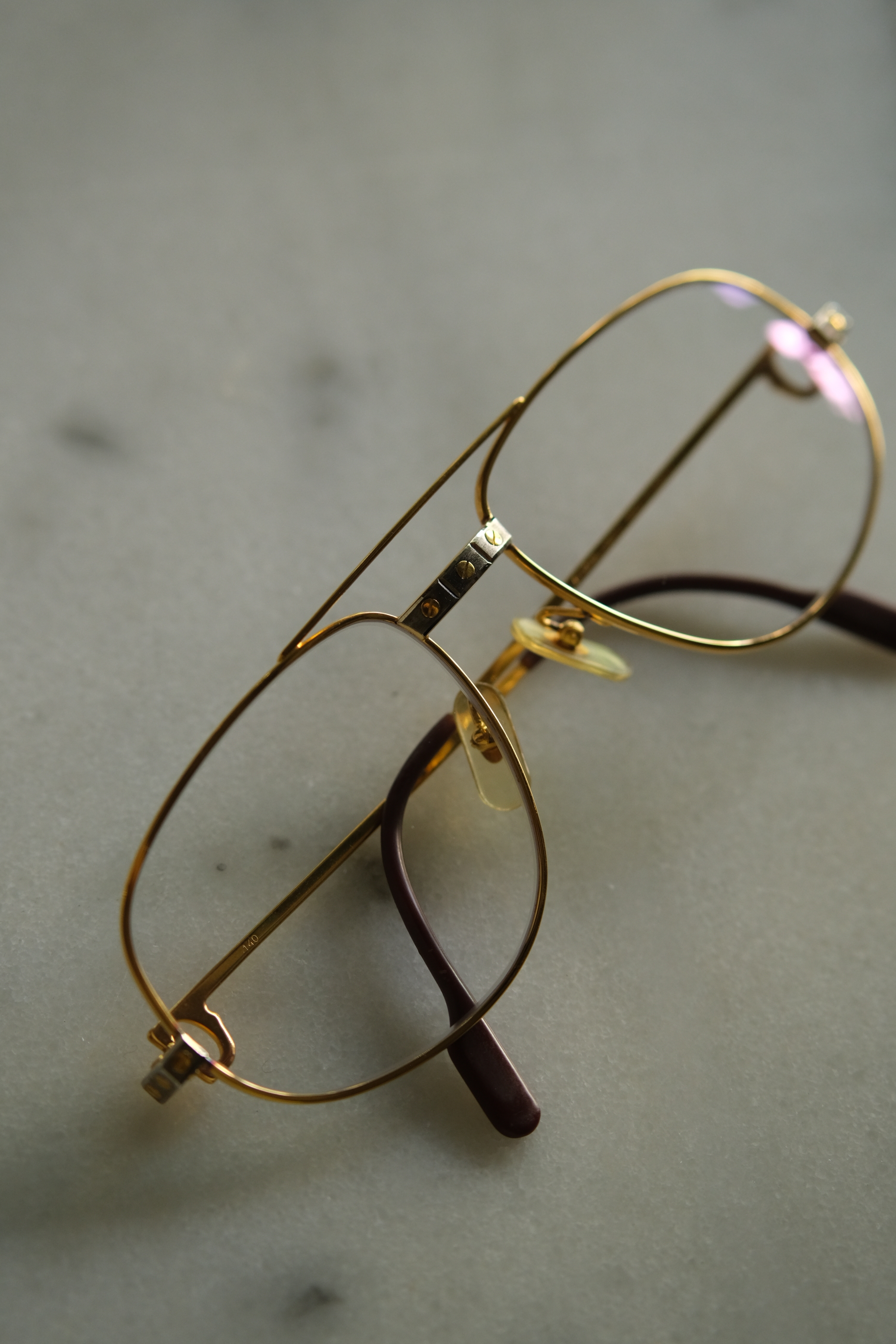 IORI／"Cartier" Santos de Cartier eyewear／two bridge
