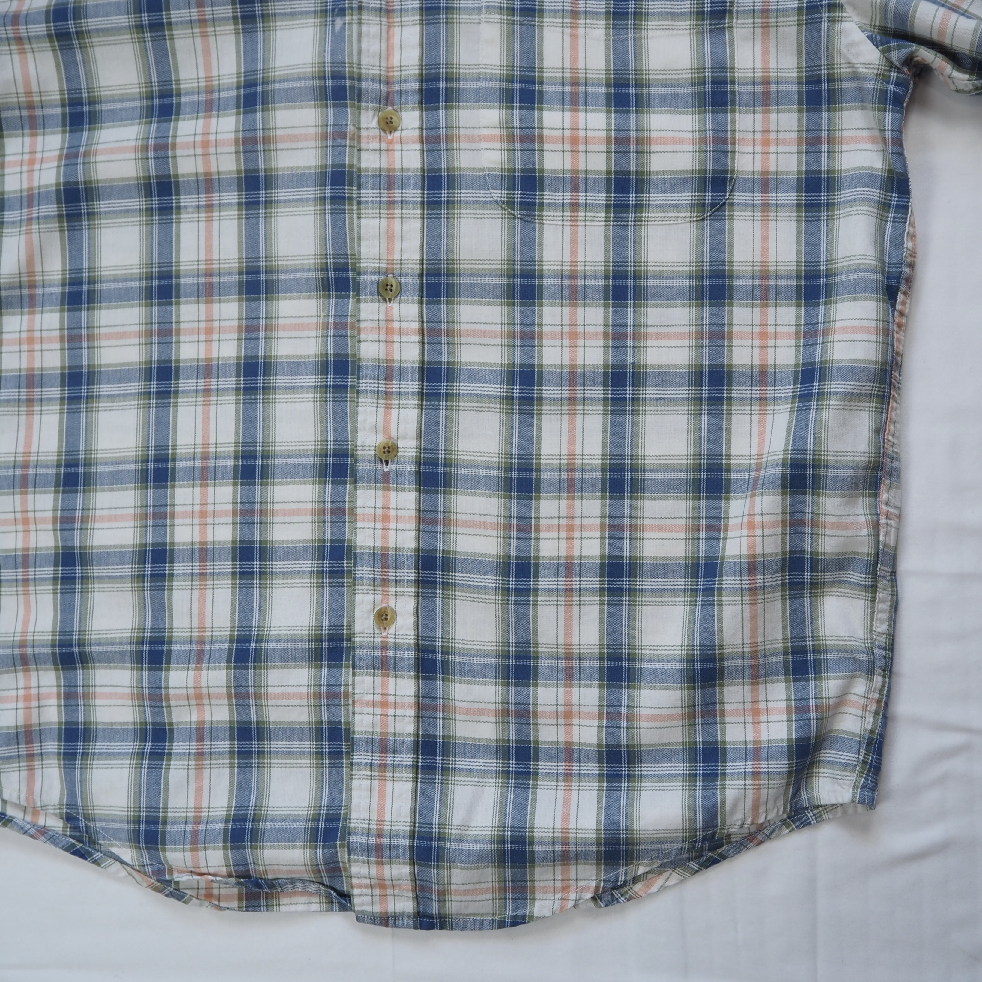90’s Eddie Bauer 白タグ コットン半袖シャツ Sサイズ の画像 7