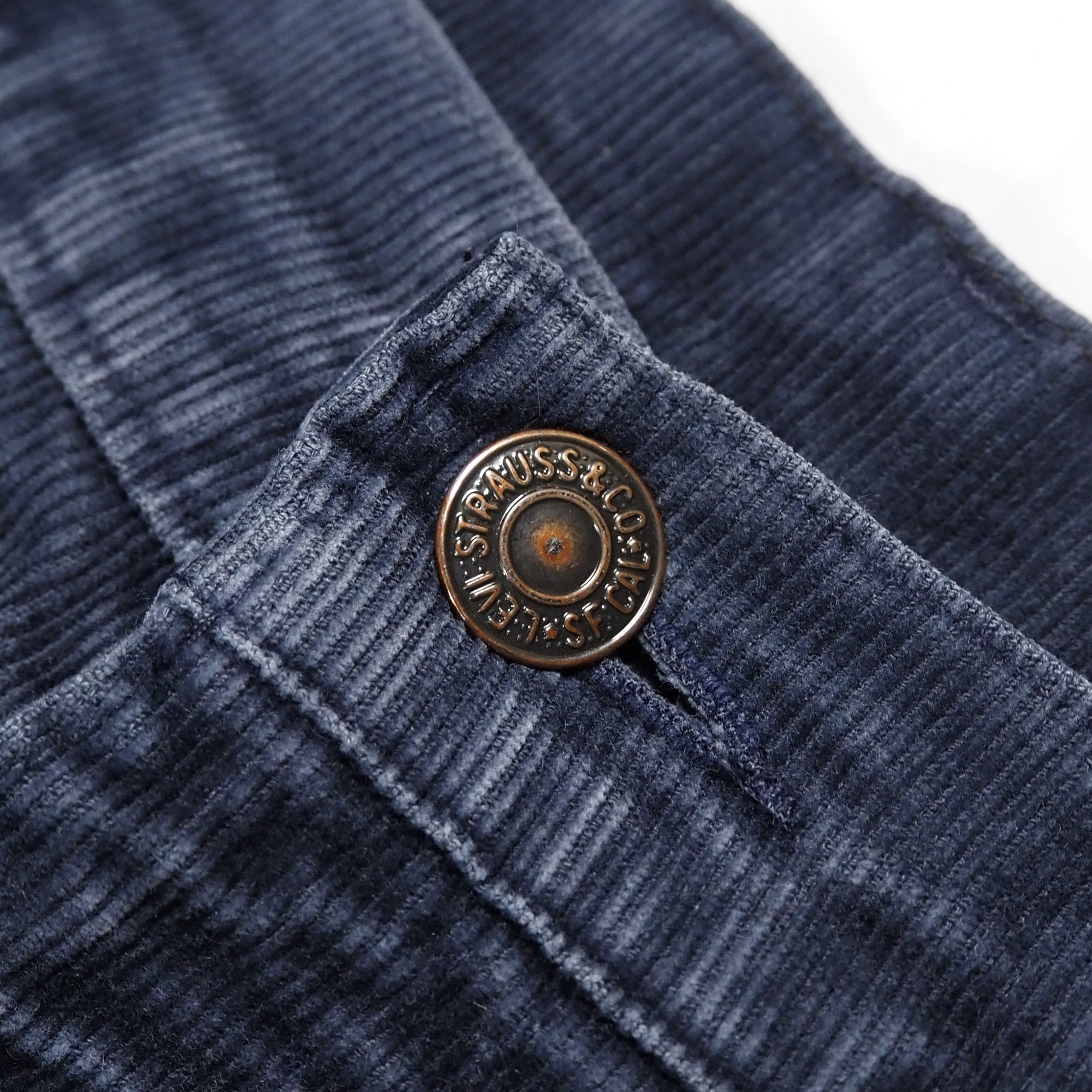 80’s Levi’s 517 コーデュロイパンツ ネイビー 約36×30 の画像 9