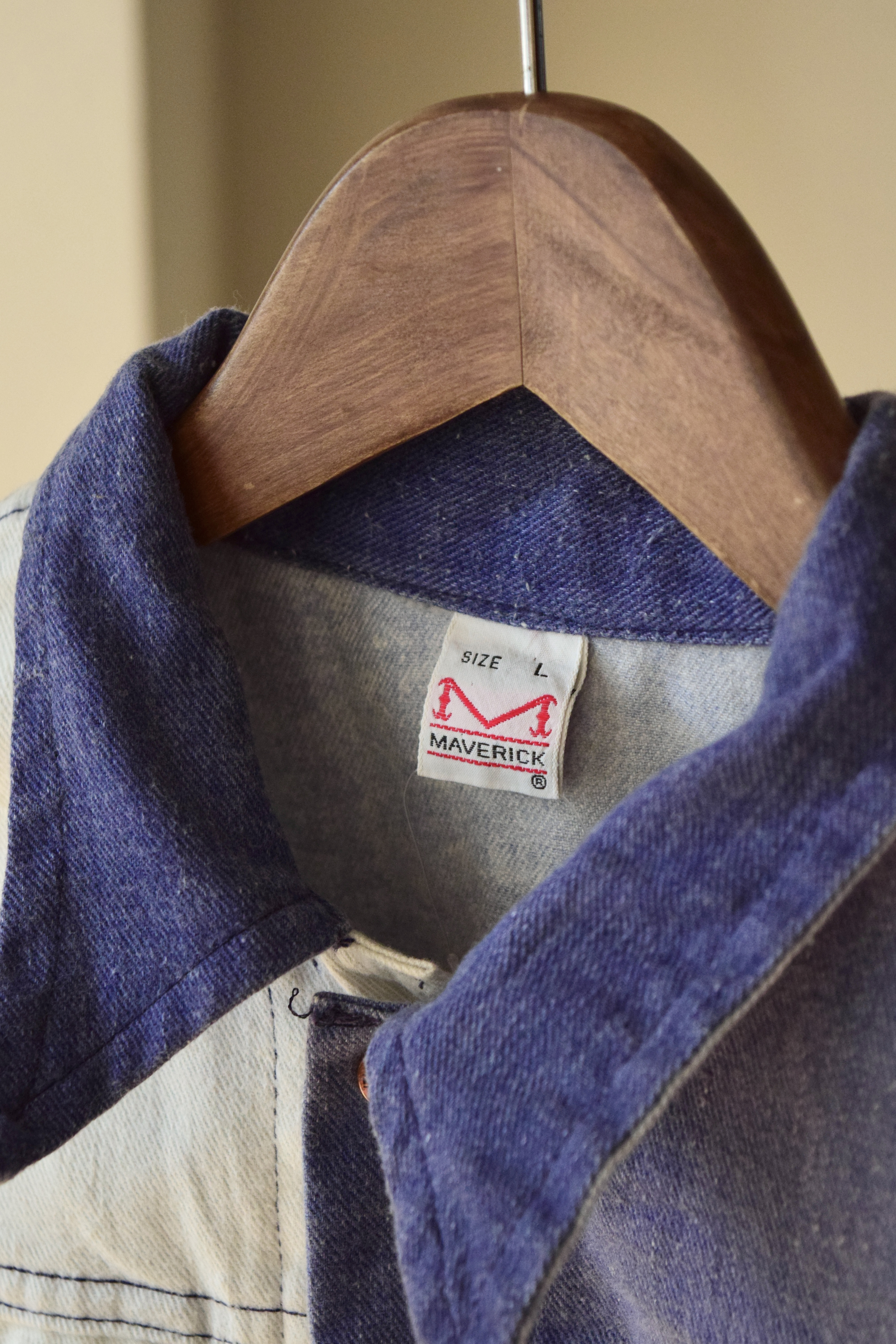 〜1970s MAVERICK Patchwork western shirt の画像 7