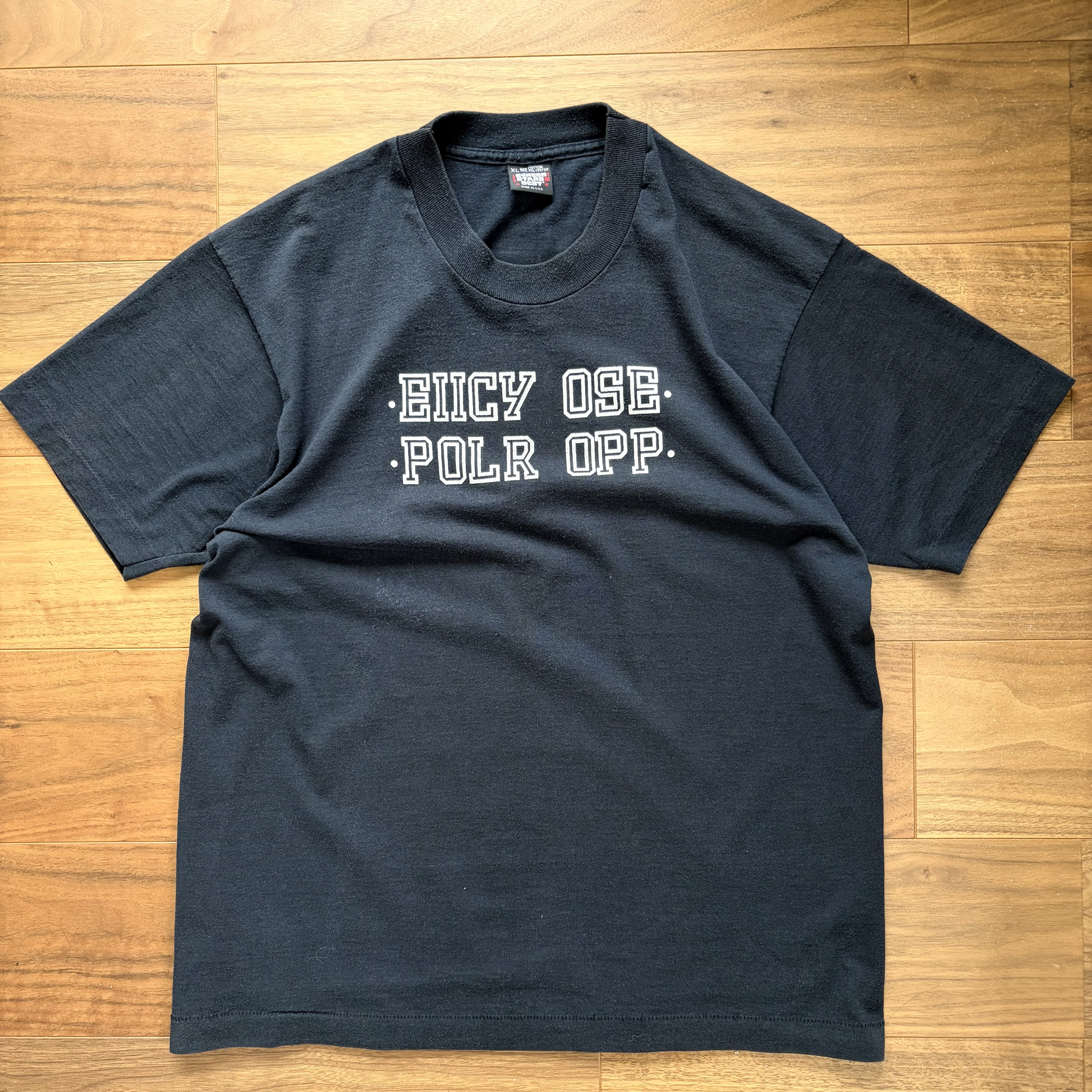 90s FUCK OFF だまし絵 Tシャツ の画像 2