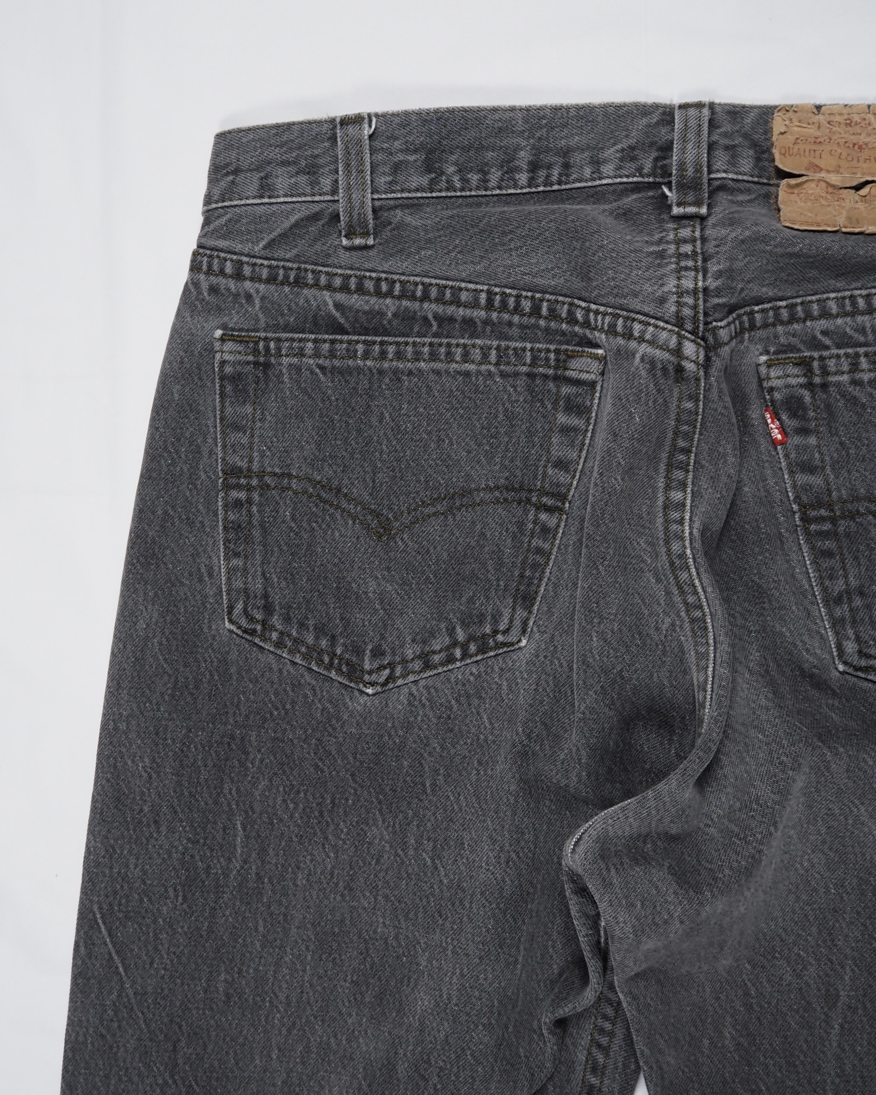 80’s Levi’s 501 先染めブラックデニム 実寸32×29 ゴールデンサイズ！ の画像 15