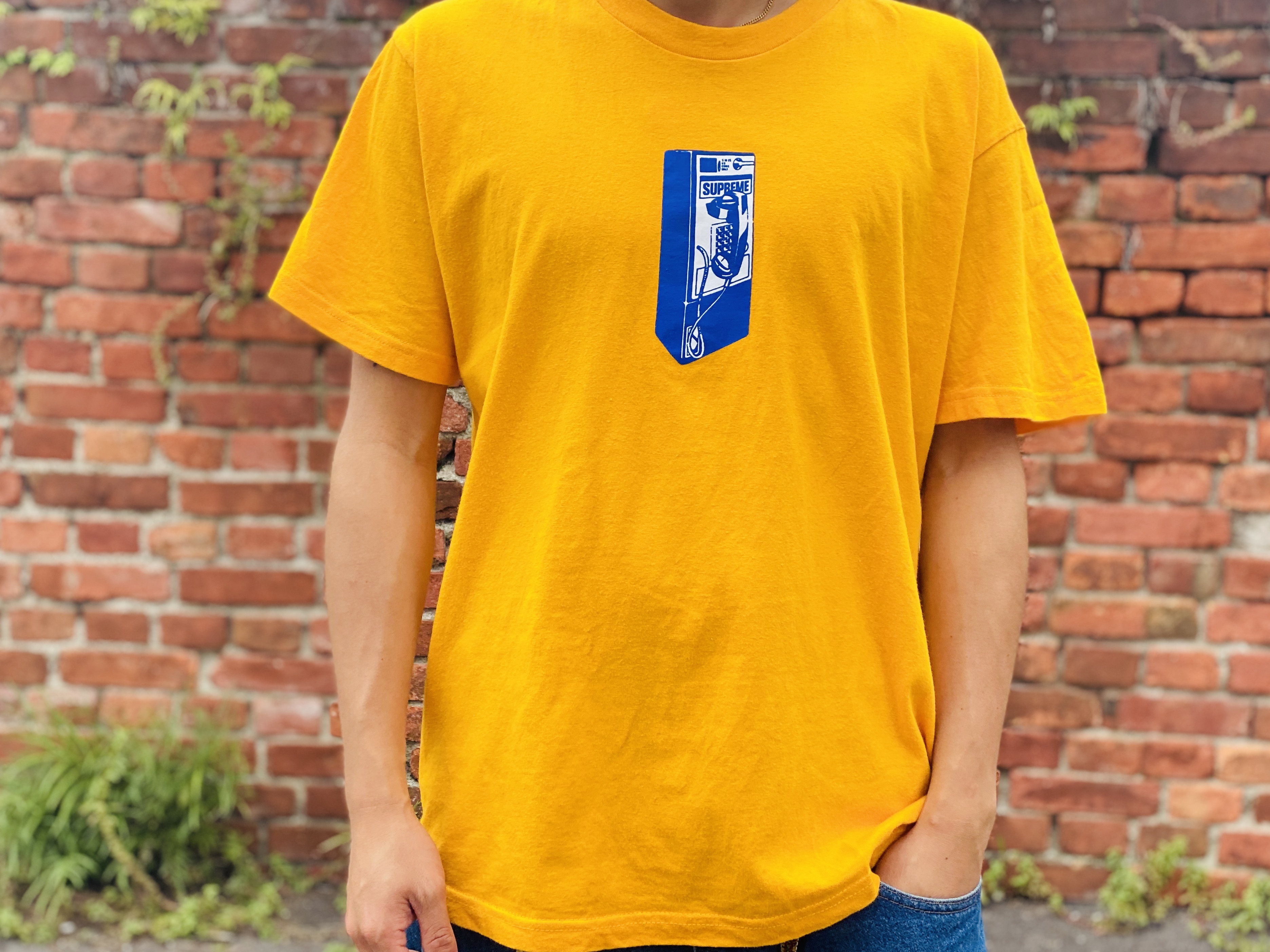 supreme telephone tee