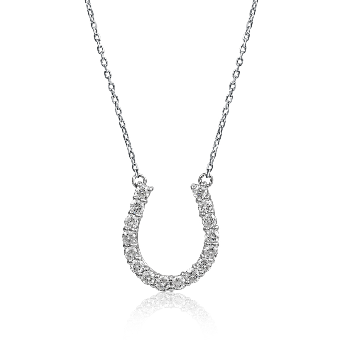 【S36】0.30ct 馬蹄ダイヤモンドネックレス【SIN-10620】