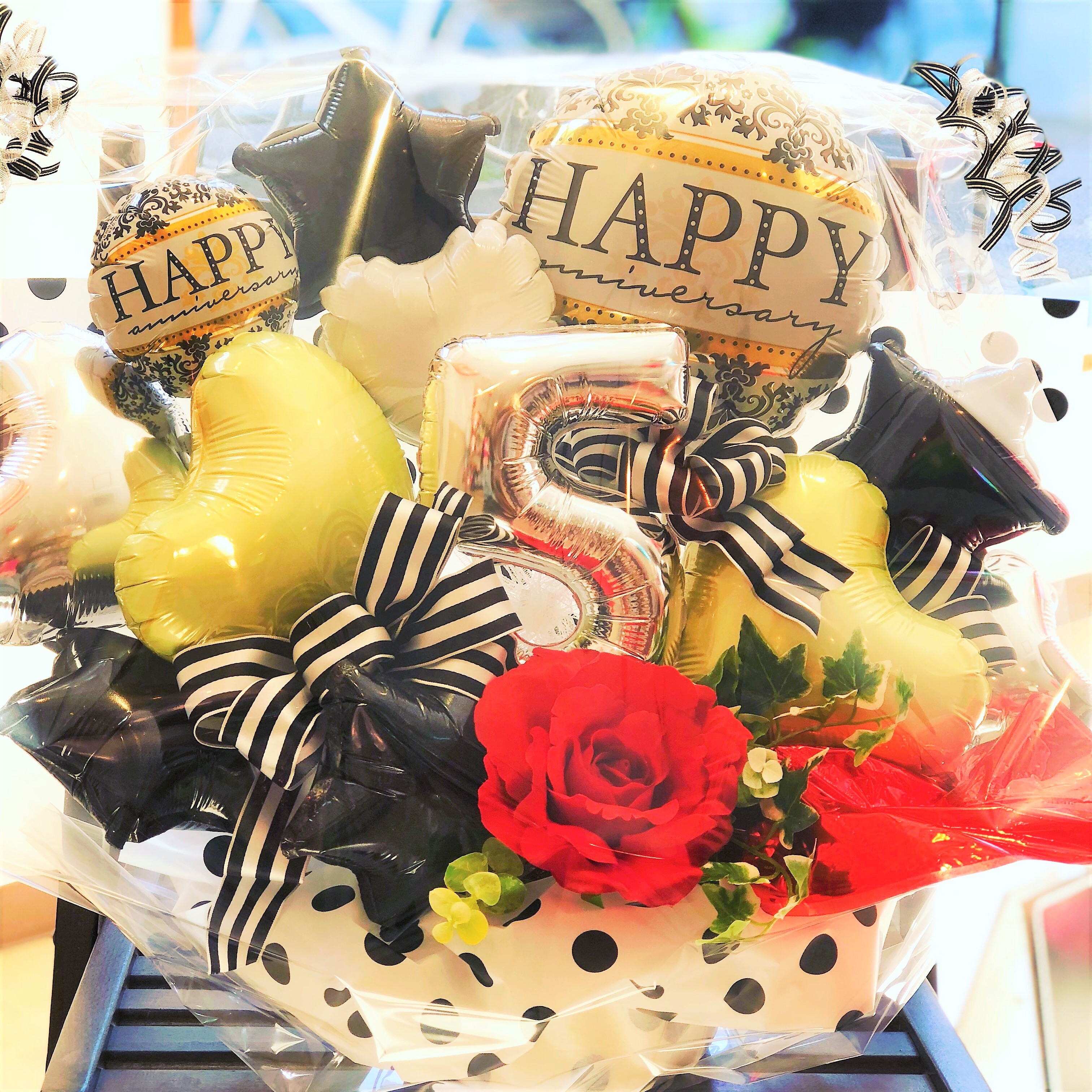 ハッピーアニバーサリーアレンジ Jayne Balloon ハッピーアニバーサリーアレンジ Jayne Balloon